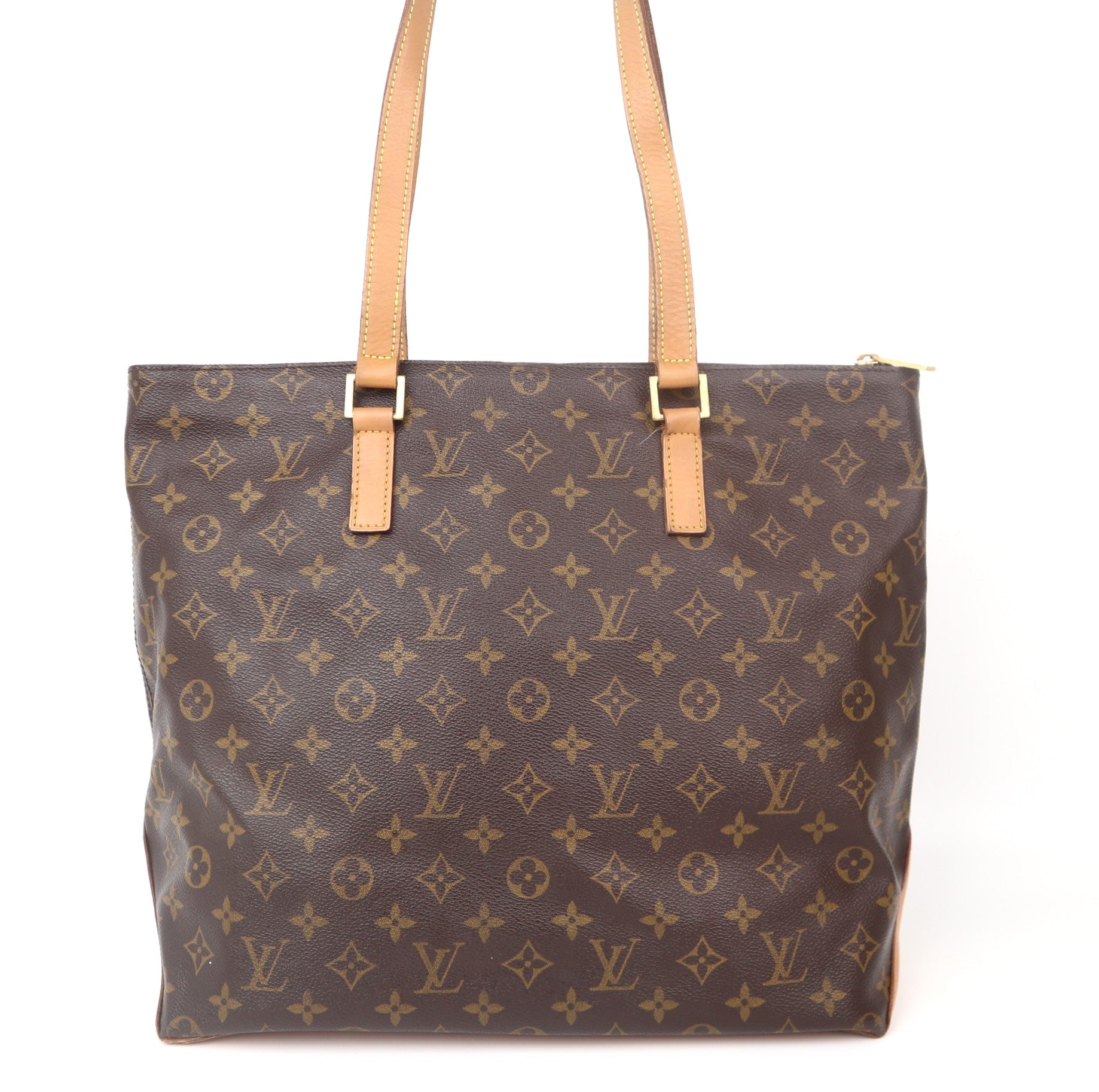 C1076 Louis Vuitton Cabas Mezzo Monogram Tote Bag-Pre Owned