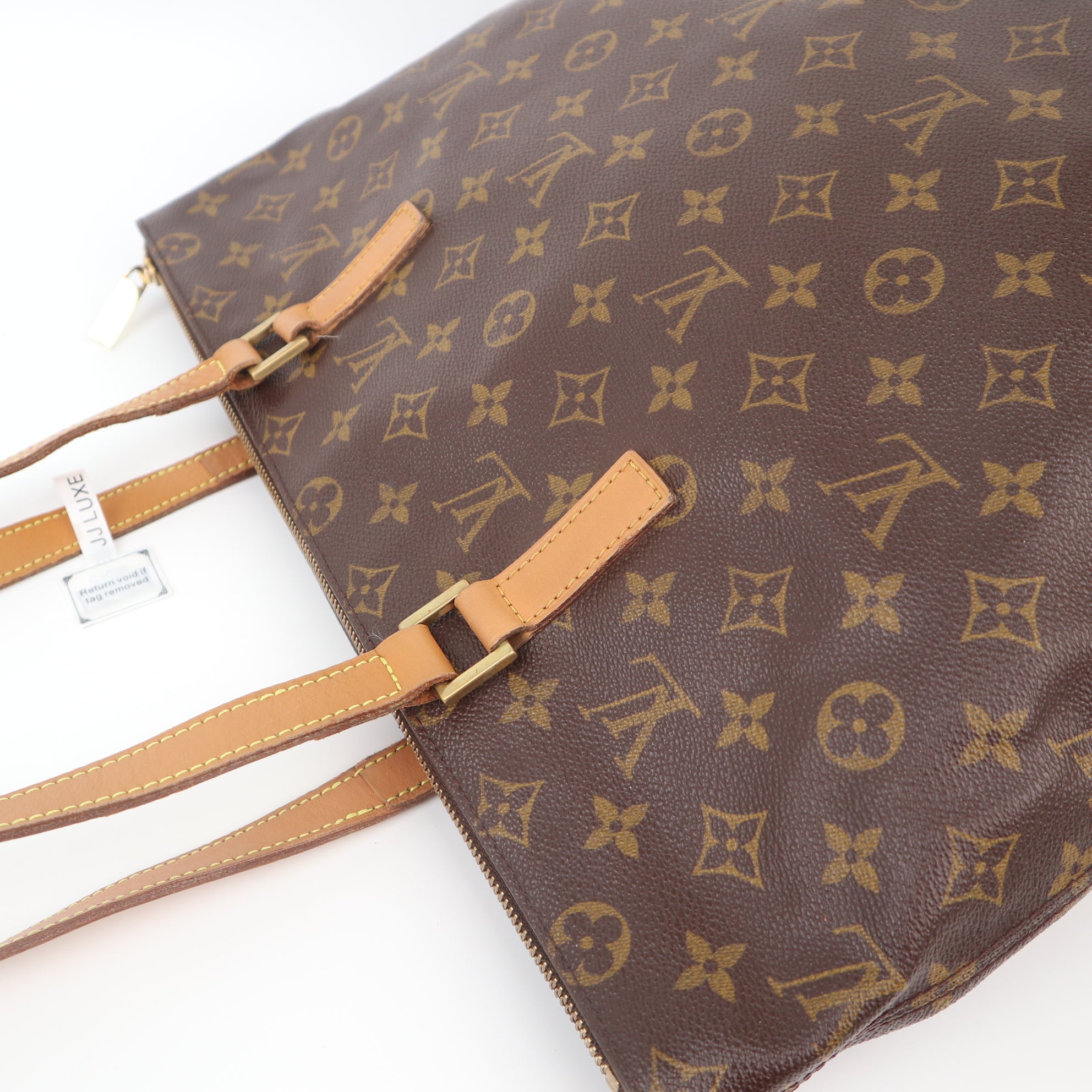 C1076 Louis Vuitton Cabas Mezzo Monogram Tote Bag-Pre Owned