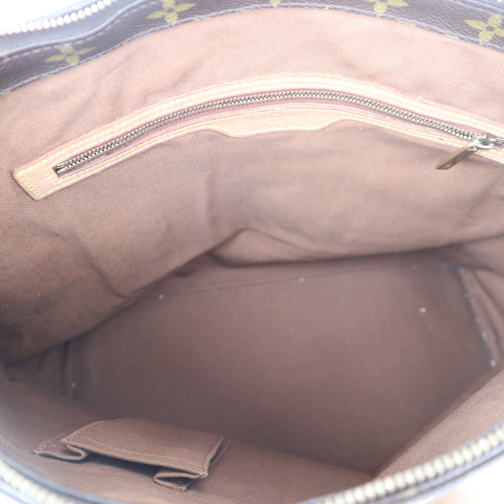 C1076 Louis Vuitton Cabas Mezzo Monogram Tote Bag-Pre Owned