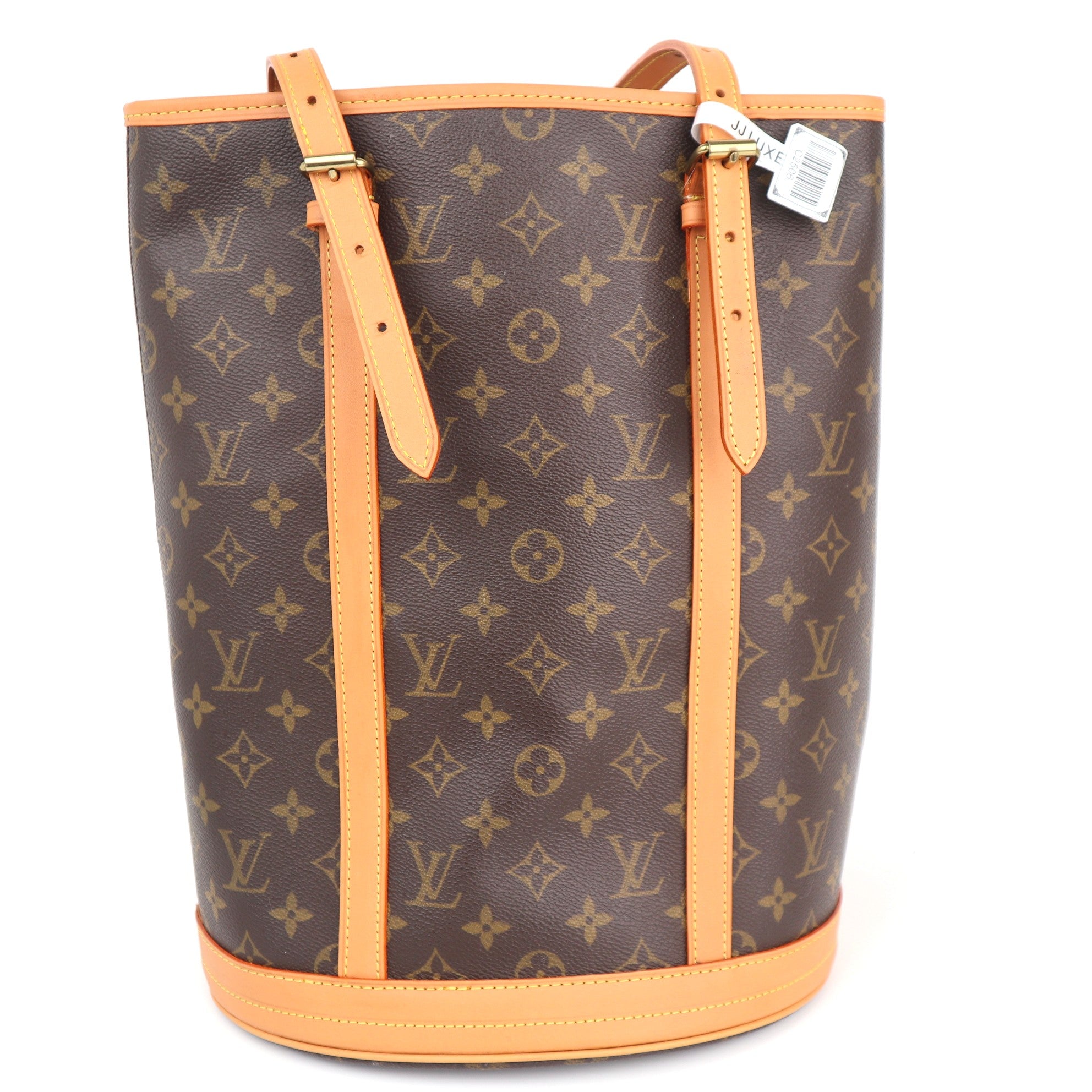 C2506R Louis Vuitton Bucket Bag Monogram Canvas Bucket GM Bag | Pre-Owned Excellent Brown Monogram Canvas