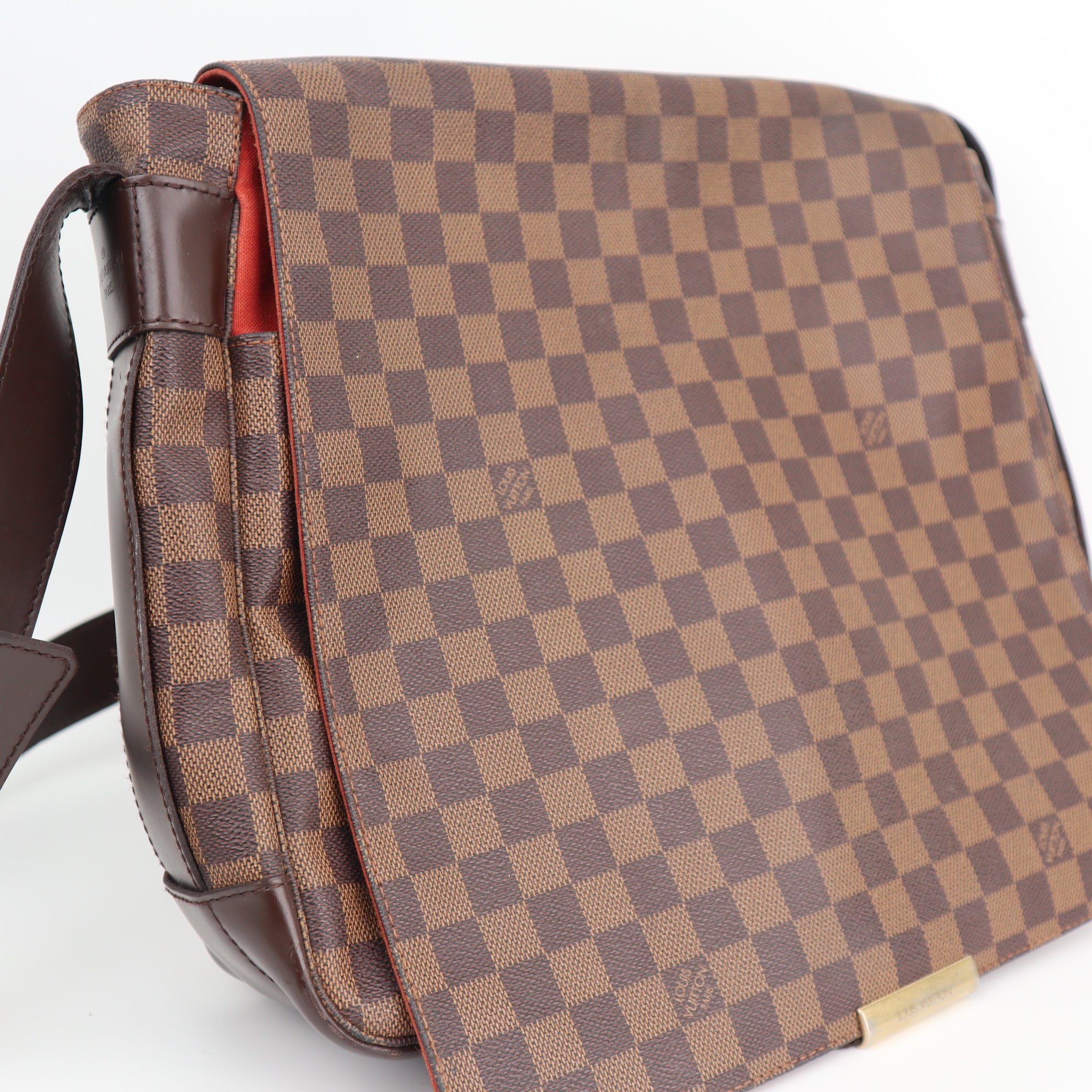 Louis Vuitton Damier Canvas Ebene Bastille Shoulder Bag C1639 | Pre-Owned Excellent Brown Damier Ebene Canvas