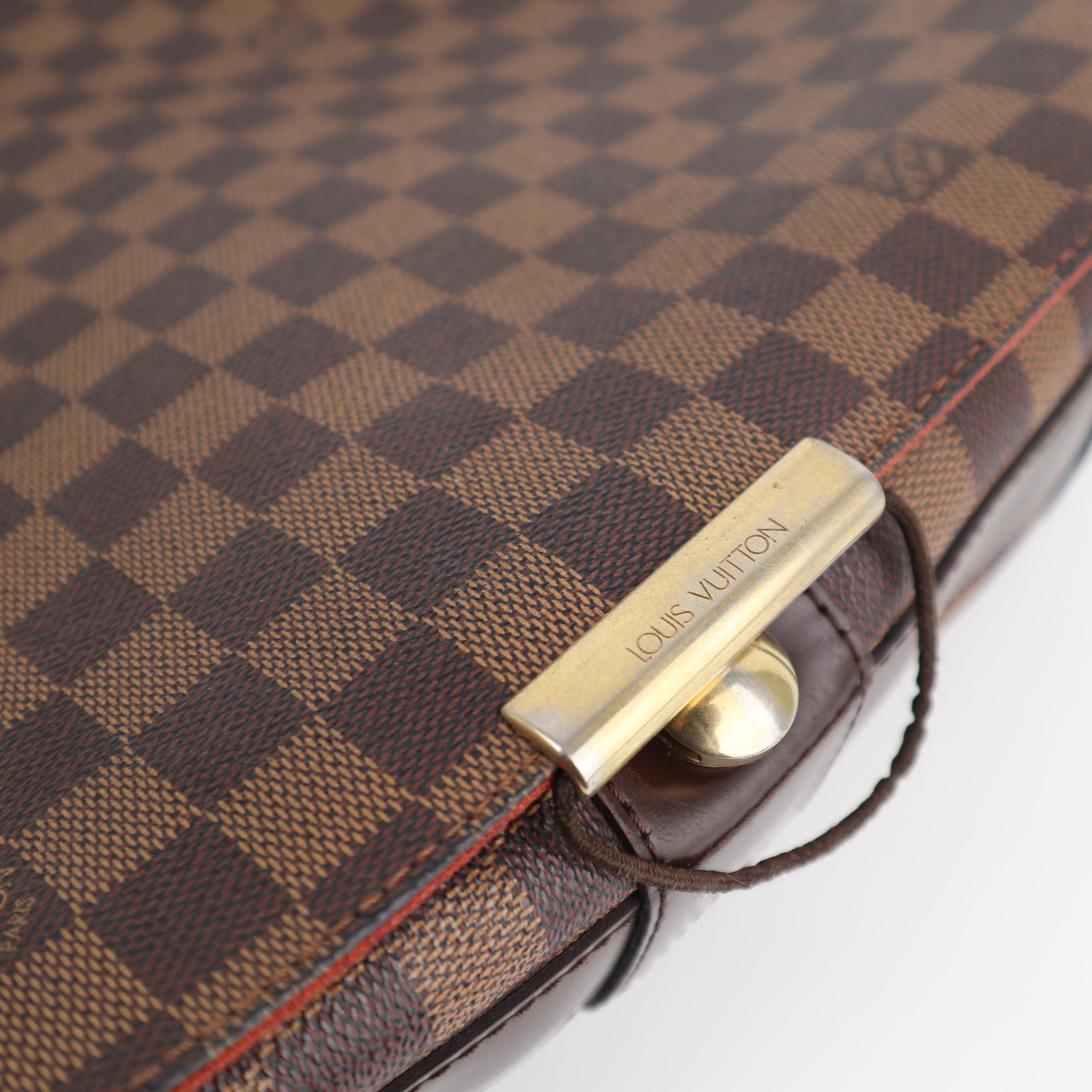 Louis Vuitton Damier Canvas Ebene Bastille Shoulder Bag C1639 | Pre-Owned Excellent Brown Damier Ebene Canvas