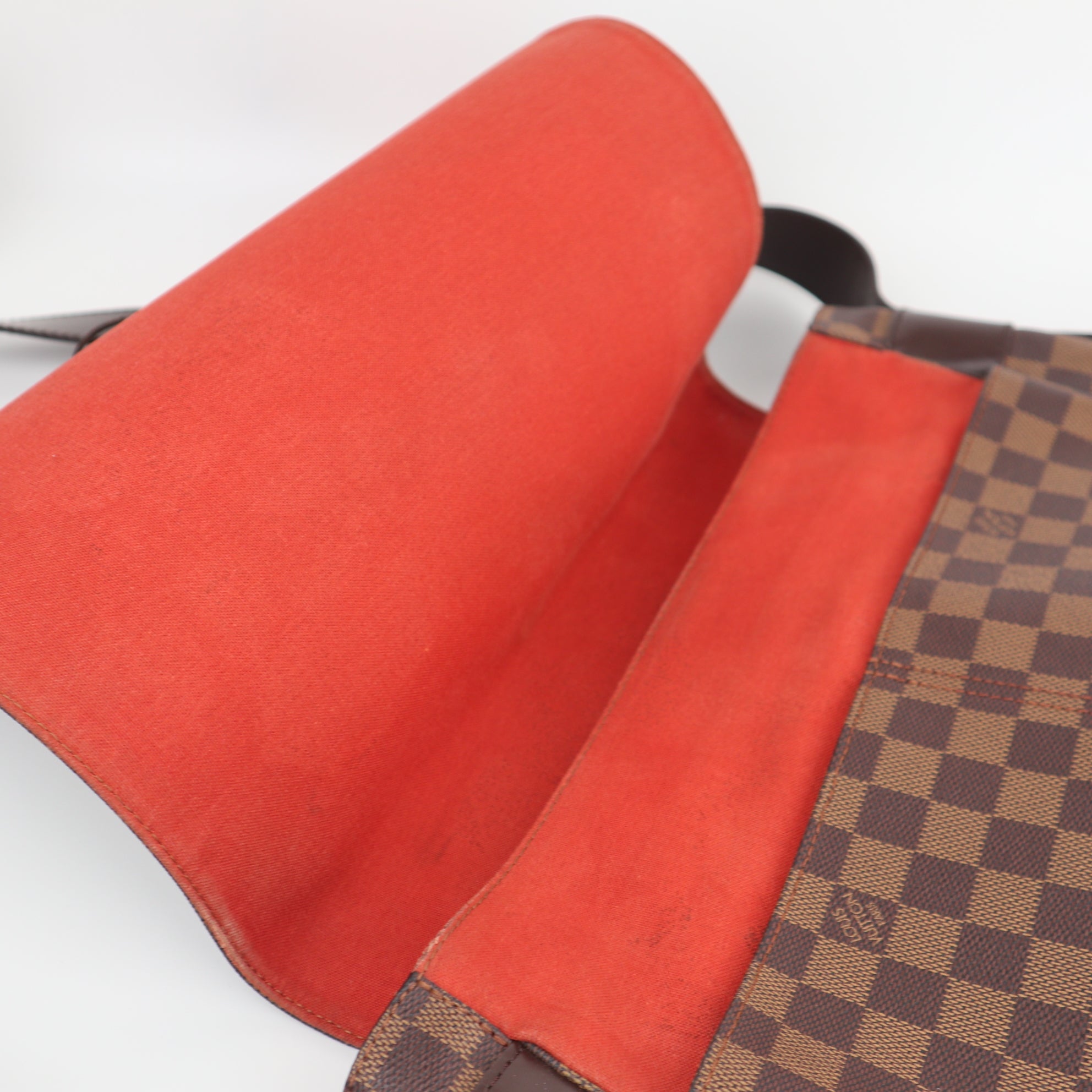 Louis Vuitton Damier Canvas Ebene Bastille Shoulder Bag C1639 | Pre-Owned Excellent Brown Damier Ebene Canvas