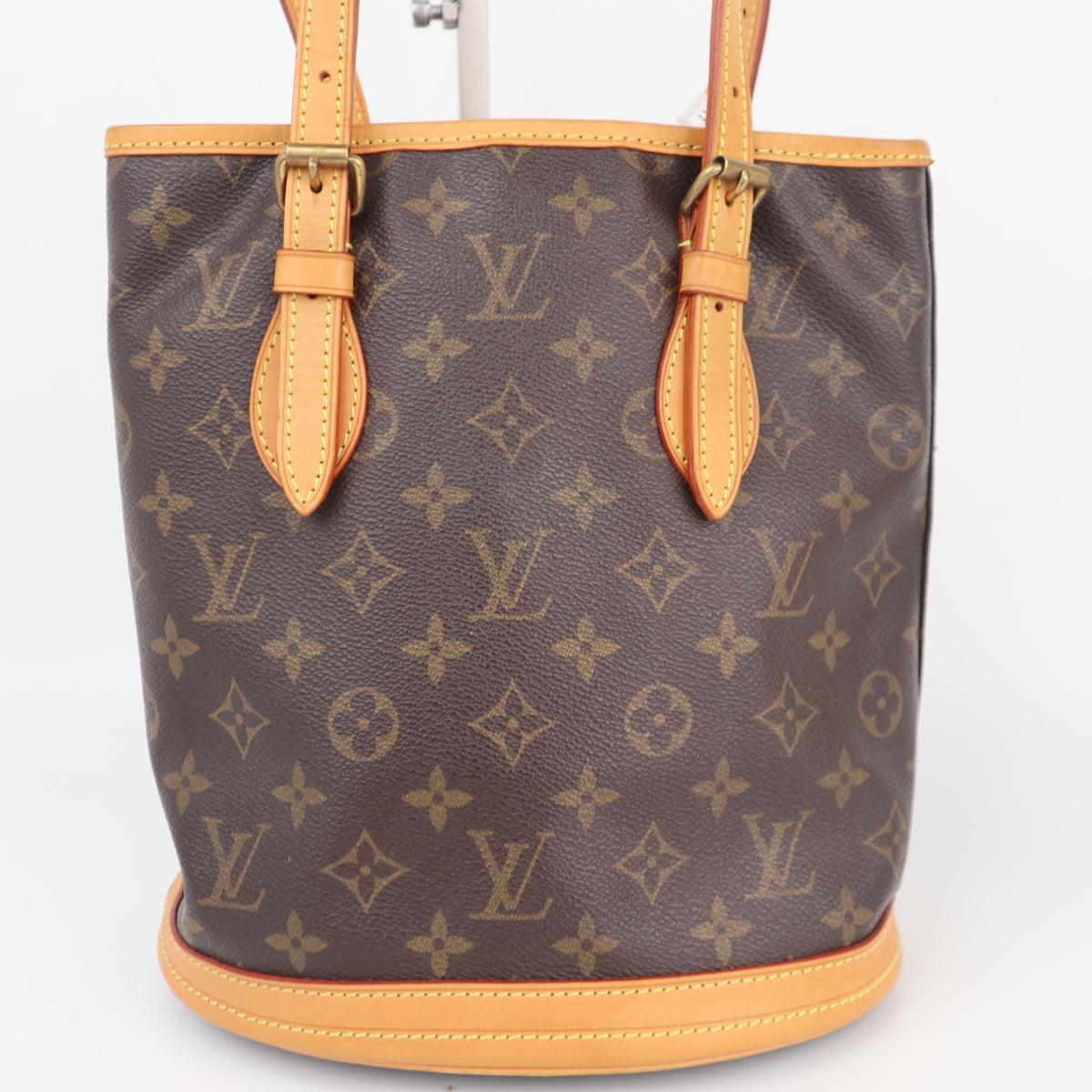 C2507R Louis Vuitton Bucket Bag Monogram Canvas Marais Bucket | Pre-Owned Excellent Brown Monogram Canvas