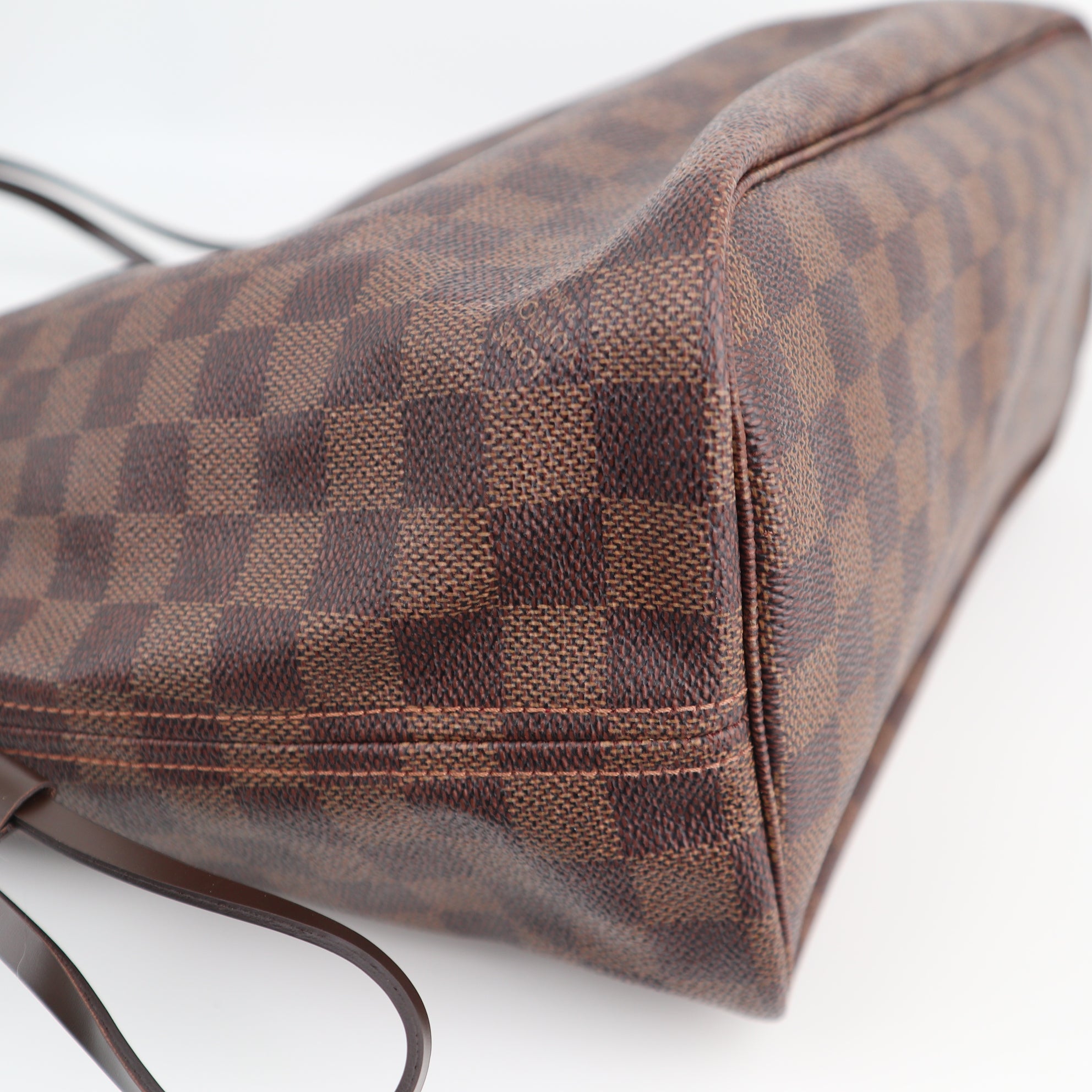 Louis Vuitton Damier Ebene Neverfull MM Shoulder Bag C1642R | Pre-Owned Excellent Brown Damier Ebene Canvas