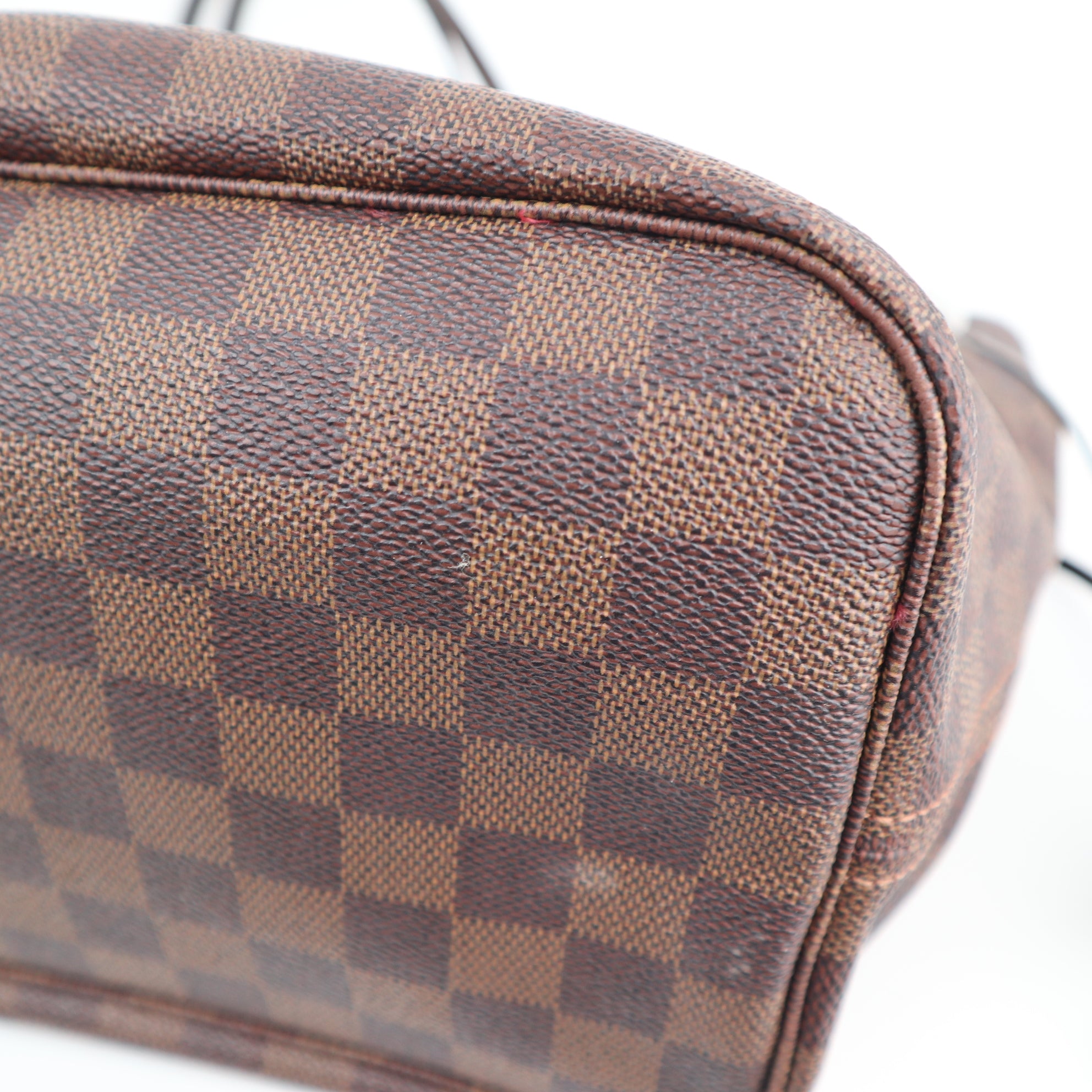 Louis Vuitton Damier Ebene Neverfull MM Shoulder Bag C1642R | Pre-Owned Excellent Brown Damier Ebene Canvas