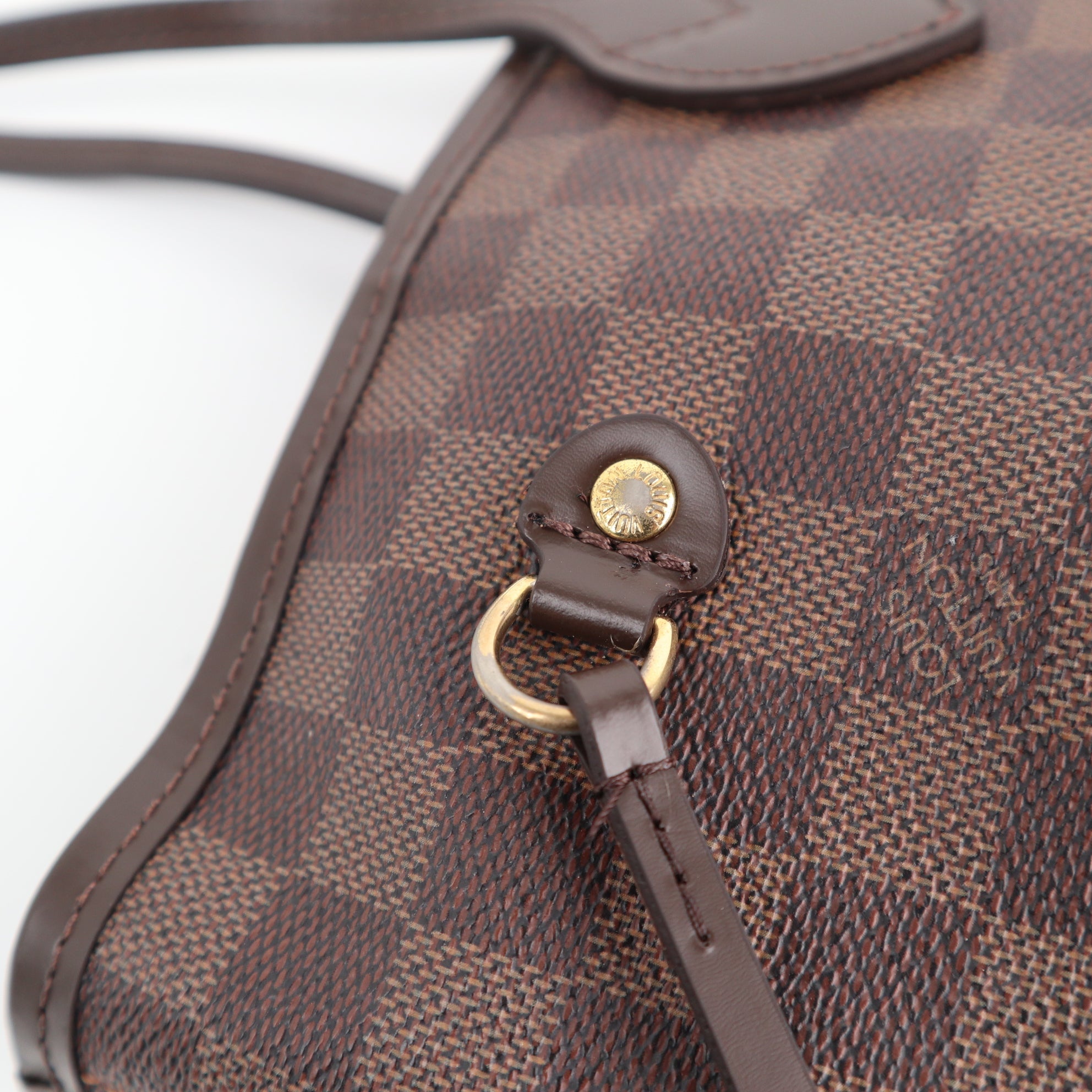 Louis Vuitton Damier Ebene Neverfull MM Shoulder Bag C1642R | Pre-Owned Excellent Brown Damier Ebene Canvas