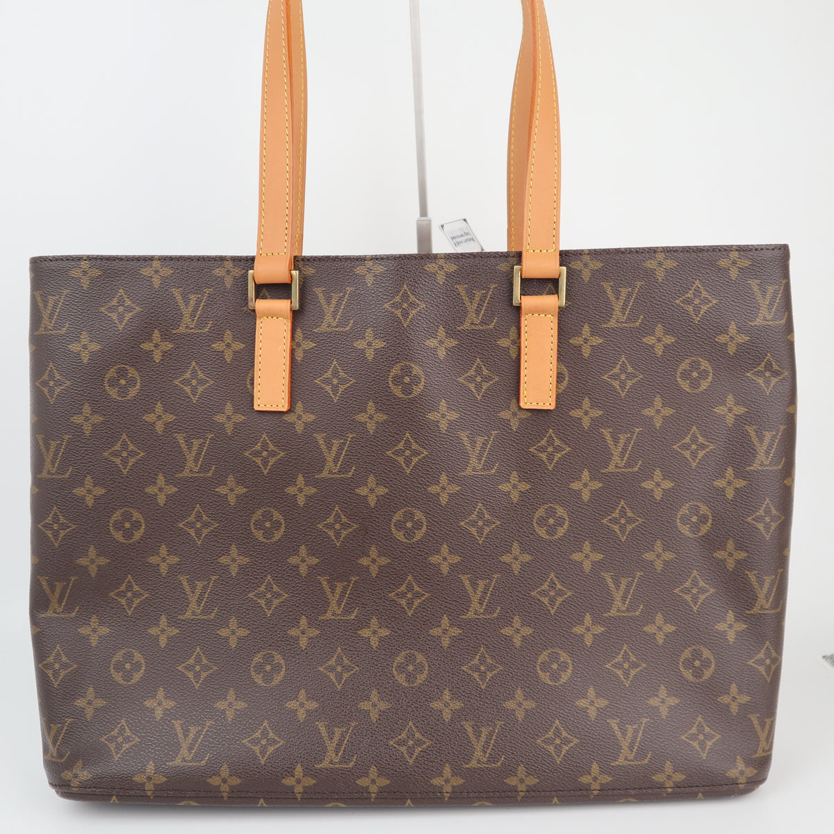 C2510R Louis Vuitton Tote Bag Luco Monogram Tote | Pre-Owned Excellent Brown Monogram Canvas