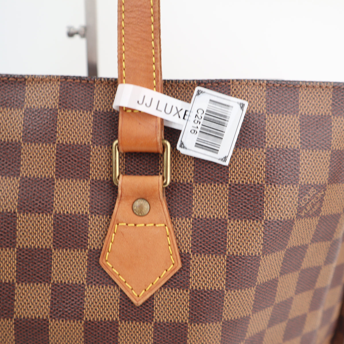 C2516 Louis Vuitton Shoulder Bag Centenaire Edition Damier Ebene Columbine | Pre-Owned Very Good Brown Damier Ebene Coated Canvas