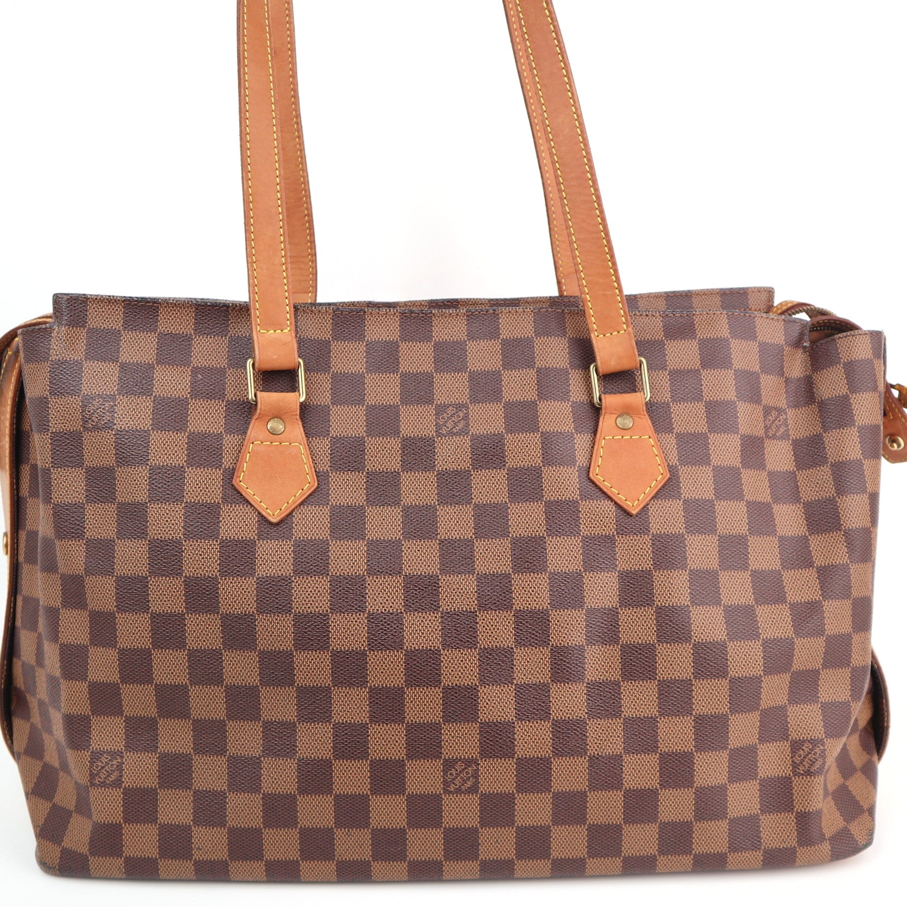C2516 Louis Vuitton Shoulder Bag Centenaire Edition Damier Ebene Columbine | Pre-Owned Very Good Brown Damier Ebene Coated Canvas