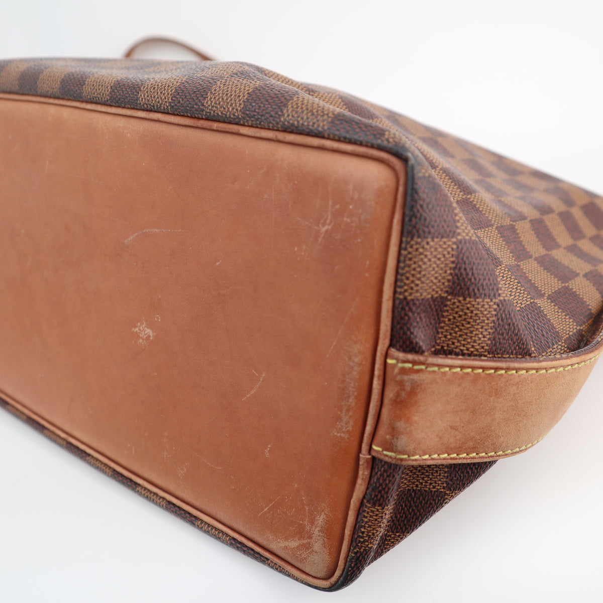 C2516 Louis Vuitton Shoulder Bag Centenaire Edition Damier Ebene Columbine | Pre-Owned Very Good Brown Damier Ebene Coated Canvas