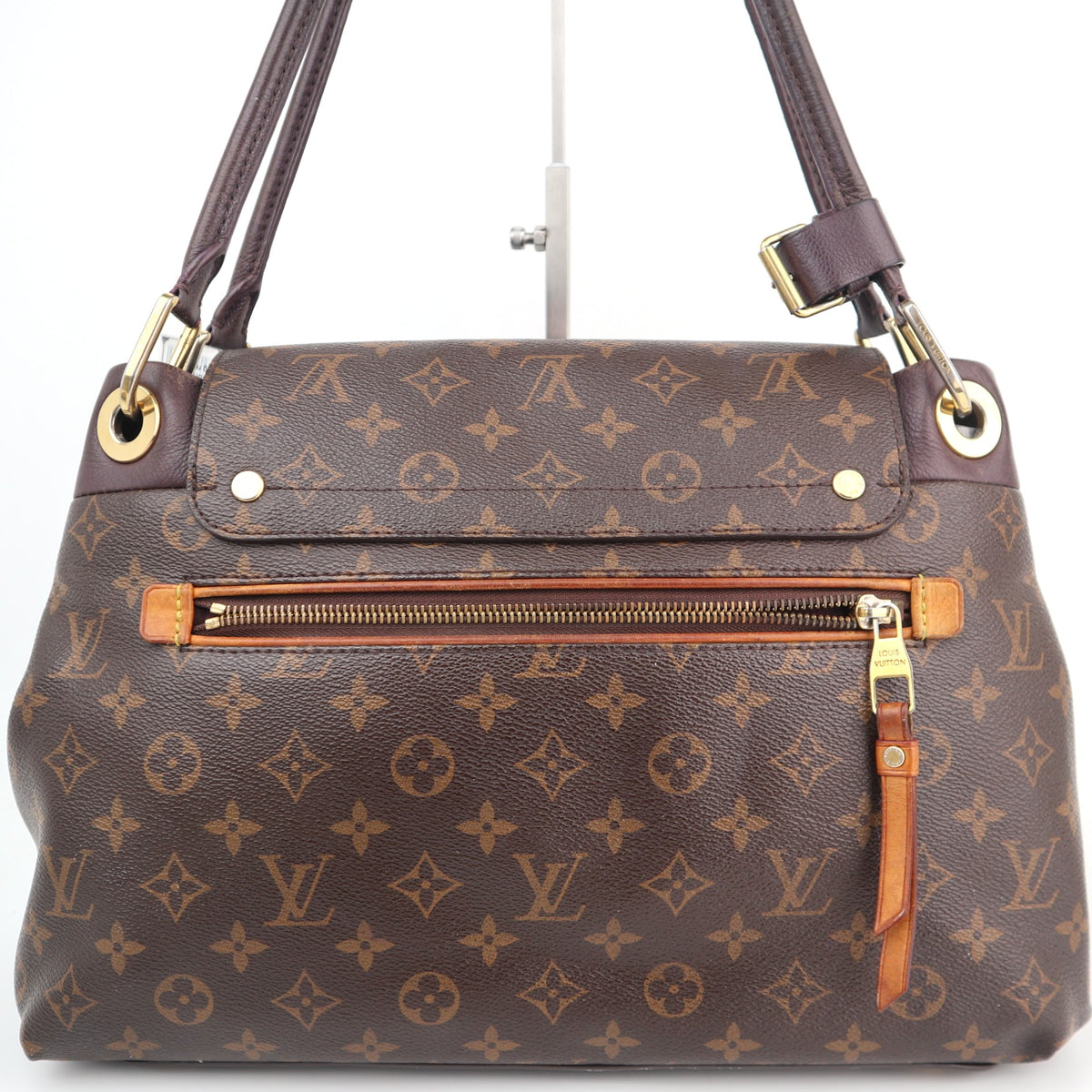 C2517 Louis Vuitton Shoulder Bag Monogram Olympe | Pre-Owned Very Good Brown Monogram Coated Canvas