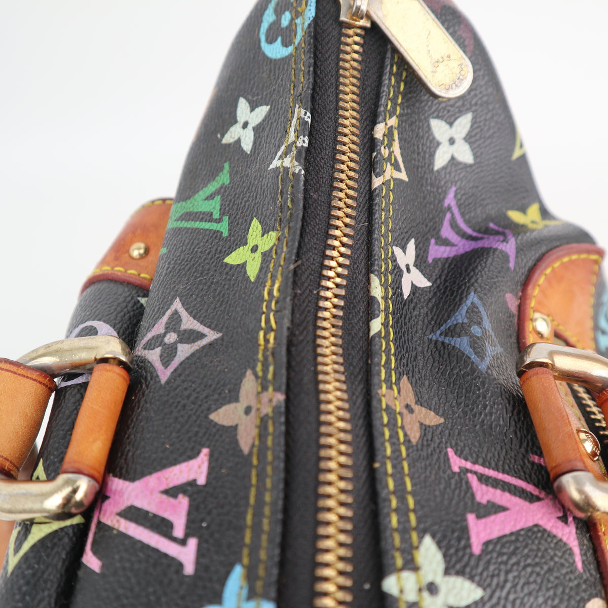 C2518 Louis Vuitton Top Handle Bag Monogram Multicolore Rita | Pre-Owned Very Good Multicolour Monogram Multicolore Coated Canvas