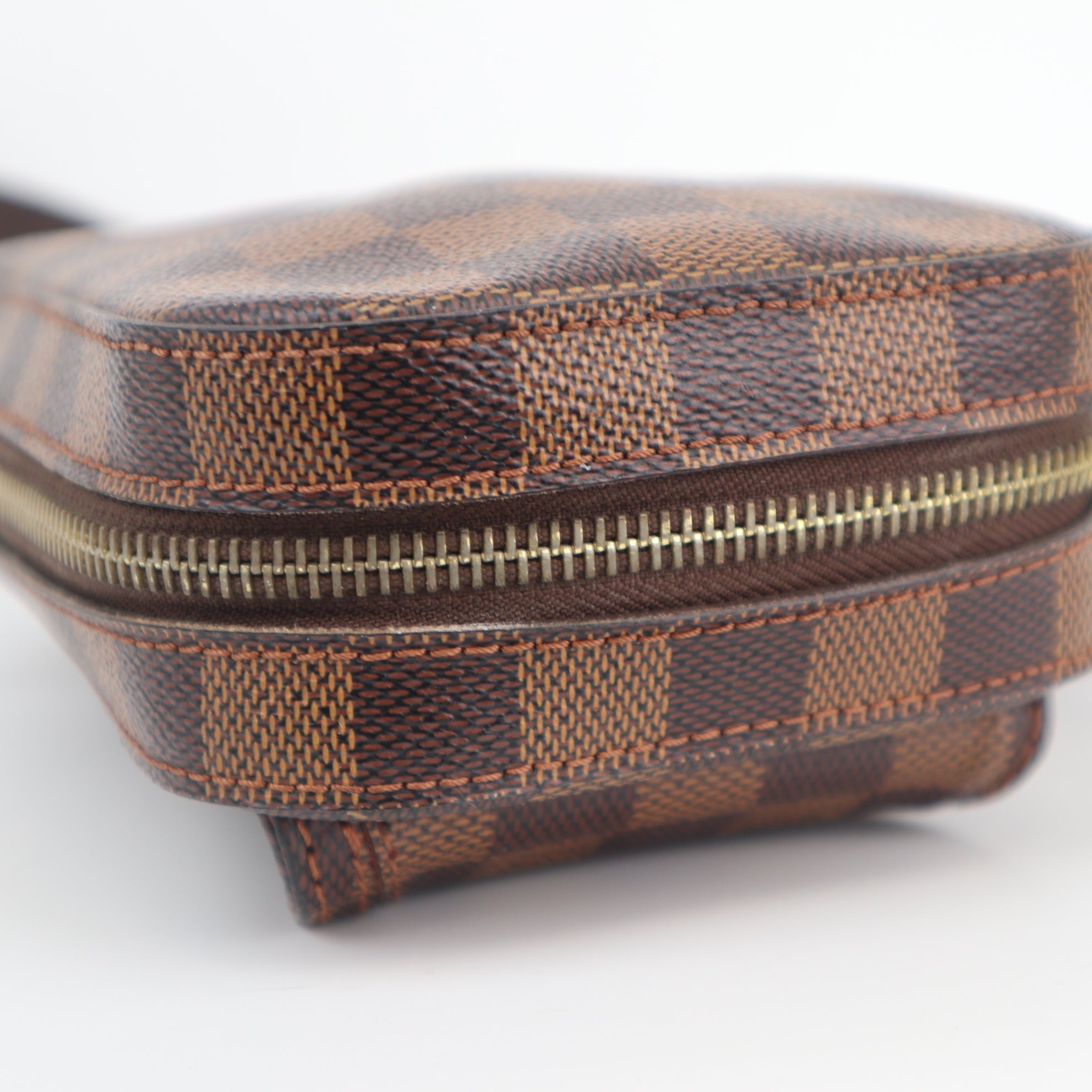 Louis Vuitton Damier Canvas Geronimos Hip Bag Shoulder Bag C1653 | Pre-Owned Excellent Brown Damier Canvas