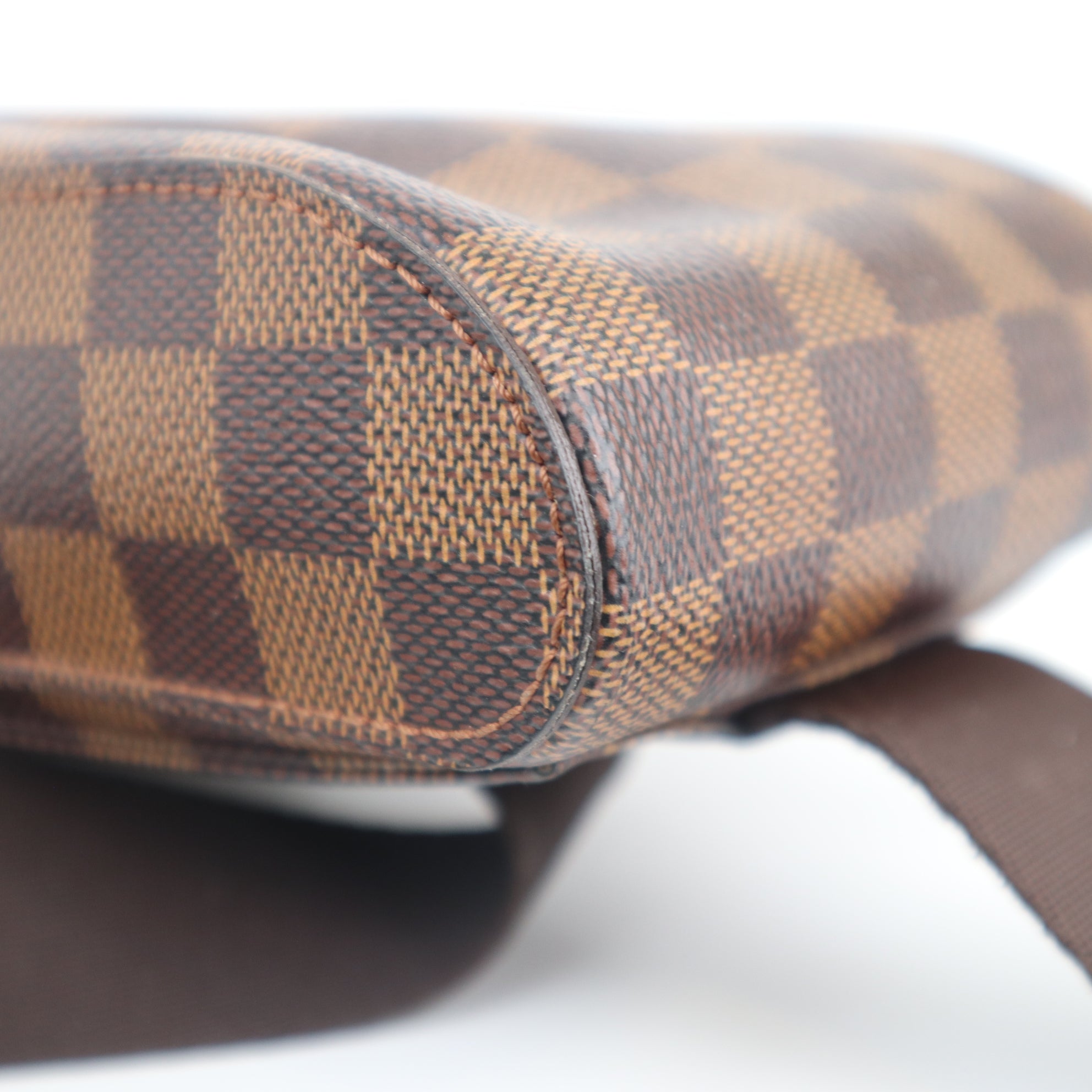 Louis Vuitton Damier Canvas Geronimos Hip Bag Shoulder Bag C1653 | Pre-Owned Excellent Brown Damier Canvas