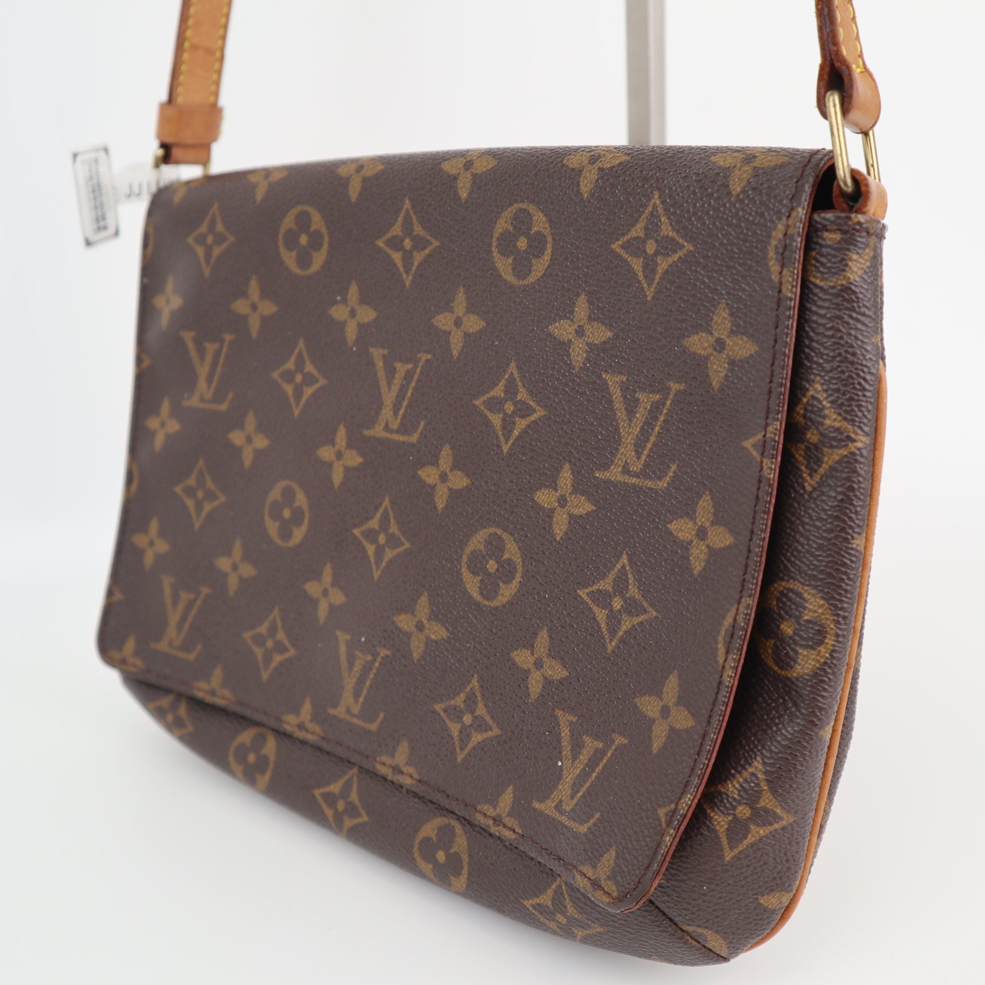 Louis Vuitton Monogram Musette Tango Shoulder Bag C1655 | Pre-Owned Very Good Brown Monogram Canvas