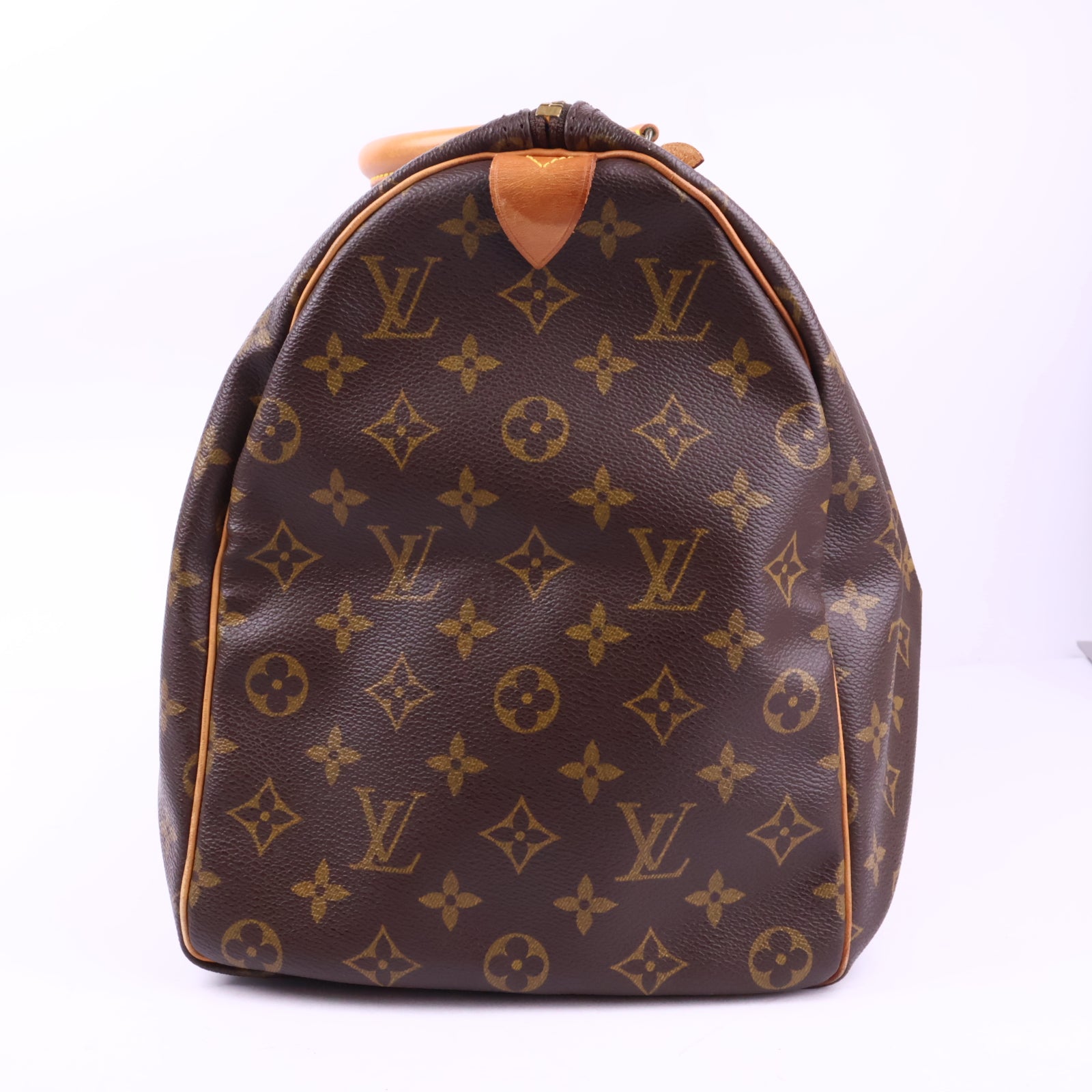 J2928 Louis Vuitton Keepall 45| Pre-Owned Brown Monogram Coated canvas, Leather trim