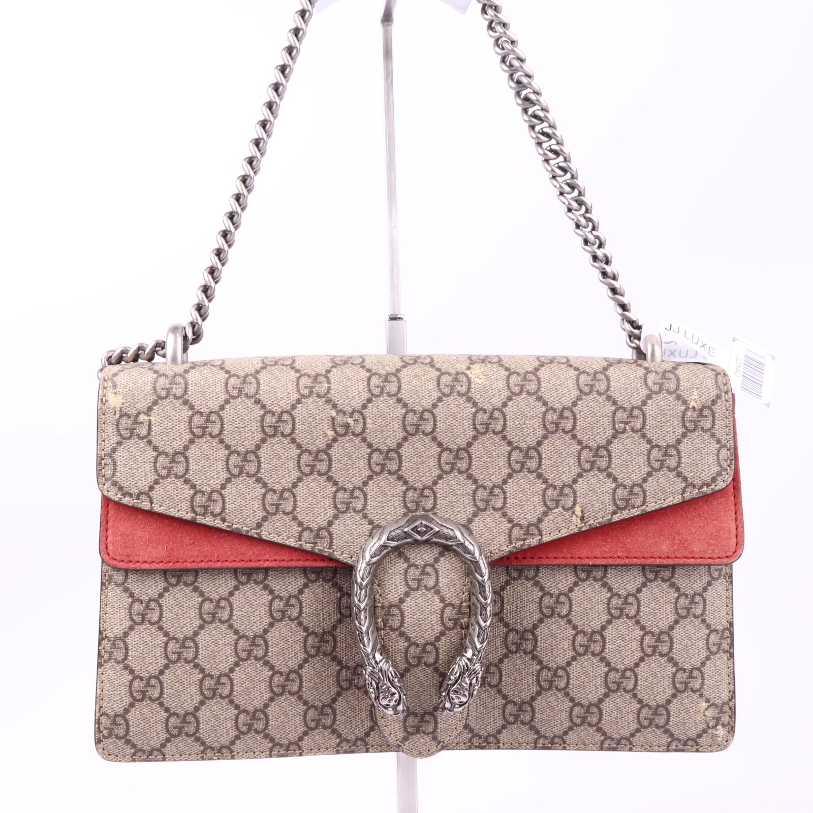 J2840 Gucci Crossbody Bag GG Canvas Dionysus | Pre-Owned Beige / Brown GG Canvas Canvas