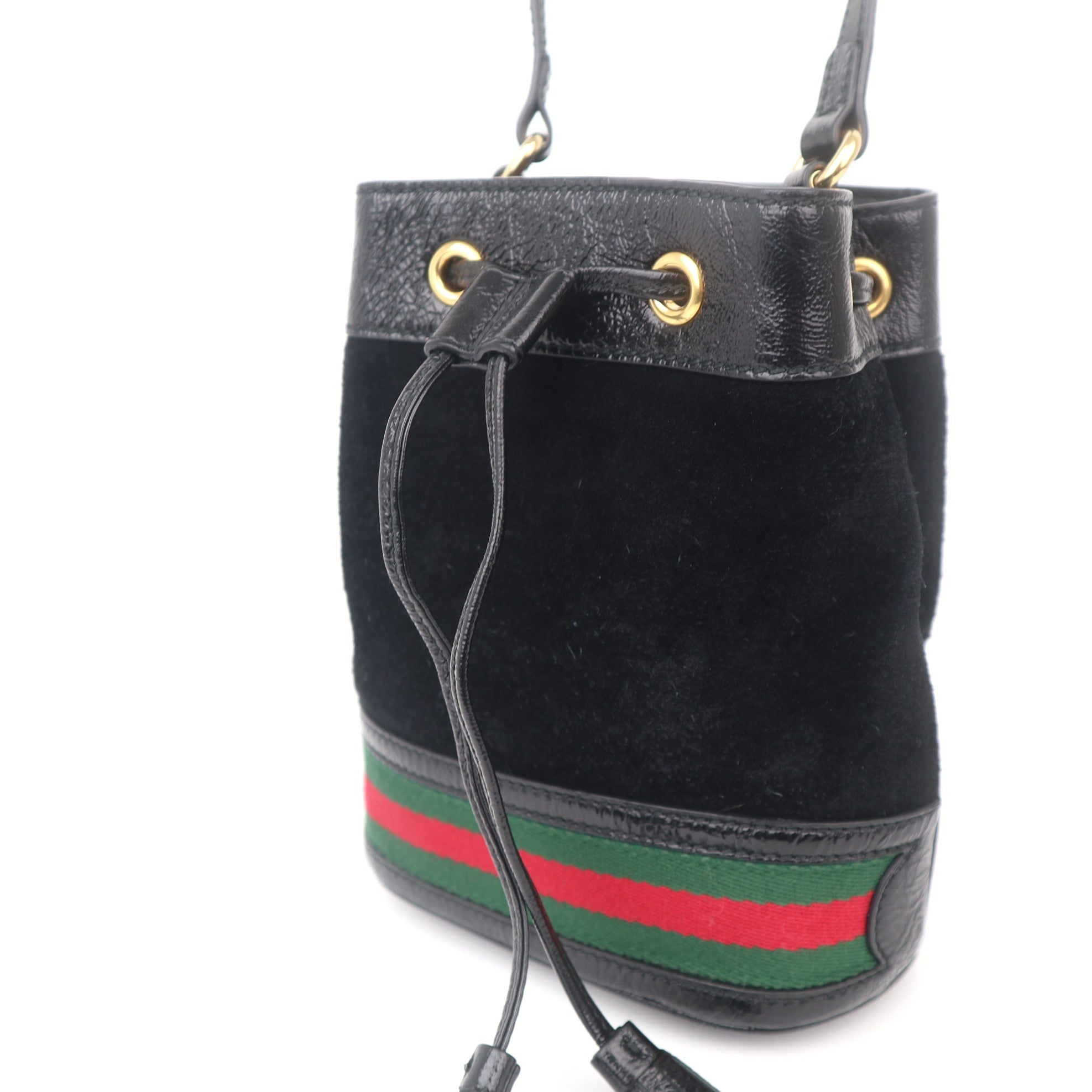 C1100 Gucci Ophidia Suede Small bucket bag-Pre Owned