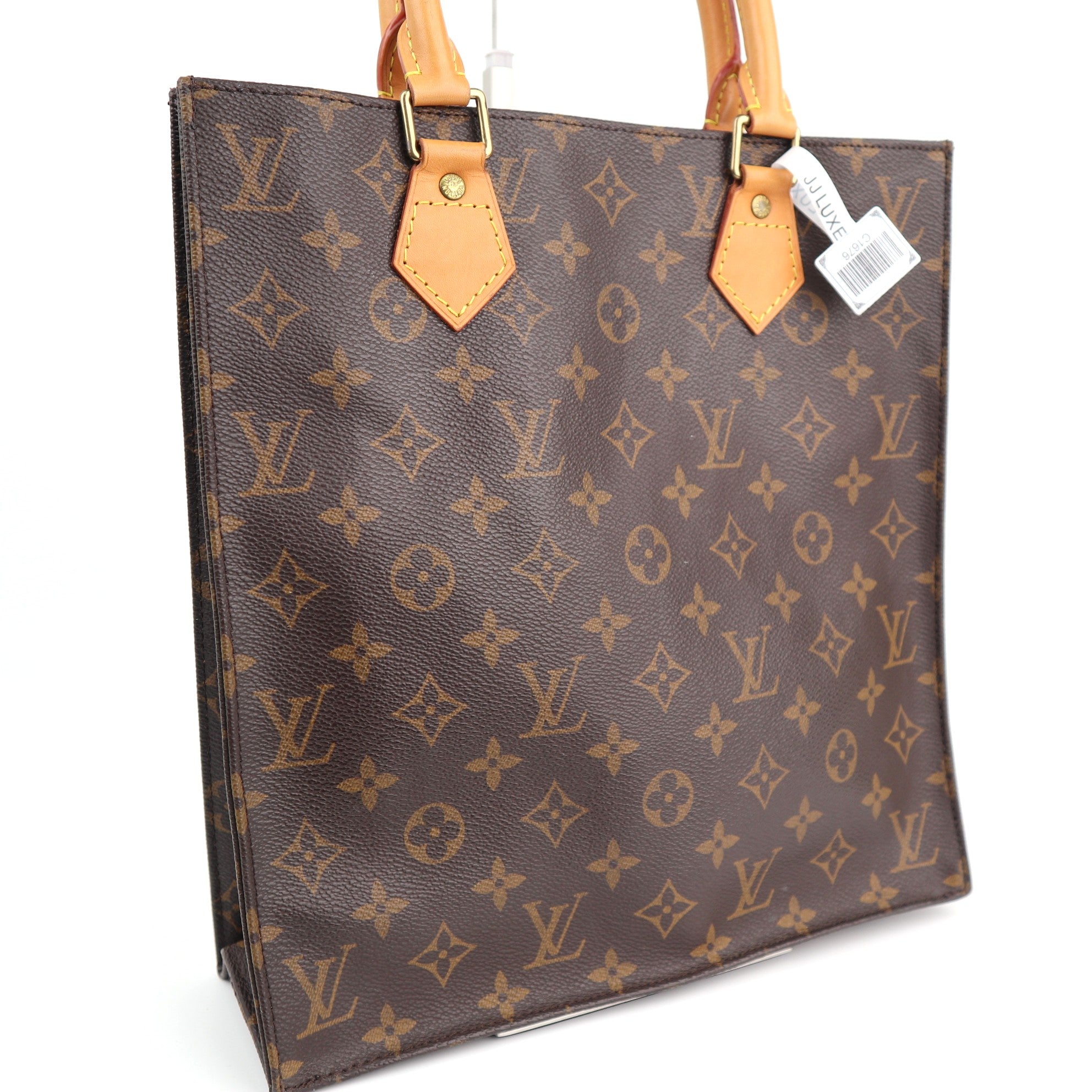 Louis Vuitton Monogram Canvas Sac Plat PM Shoulder Bag C1676R | Pre-Owned Very Good Brown Monogram Canvas