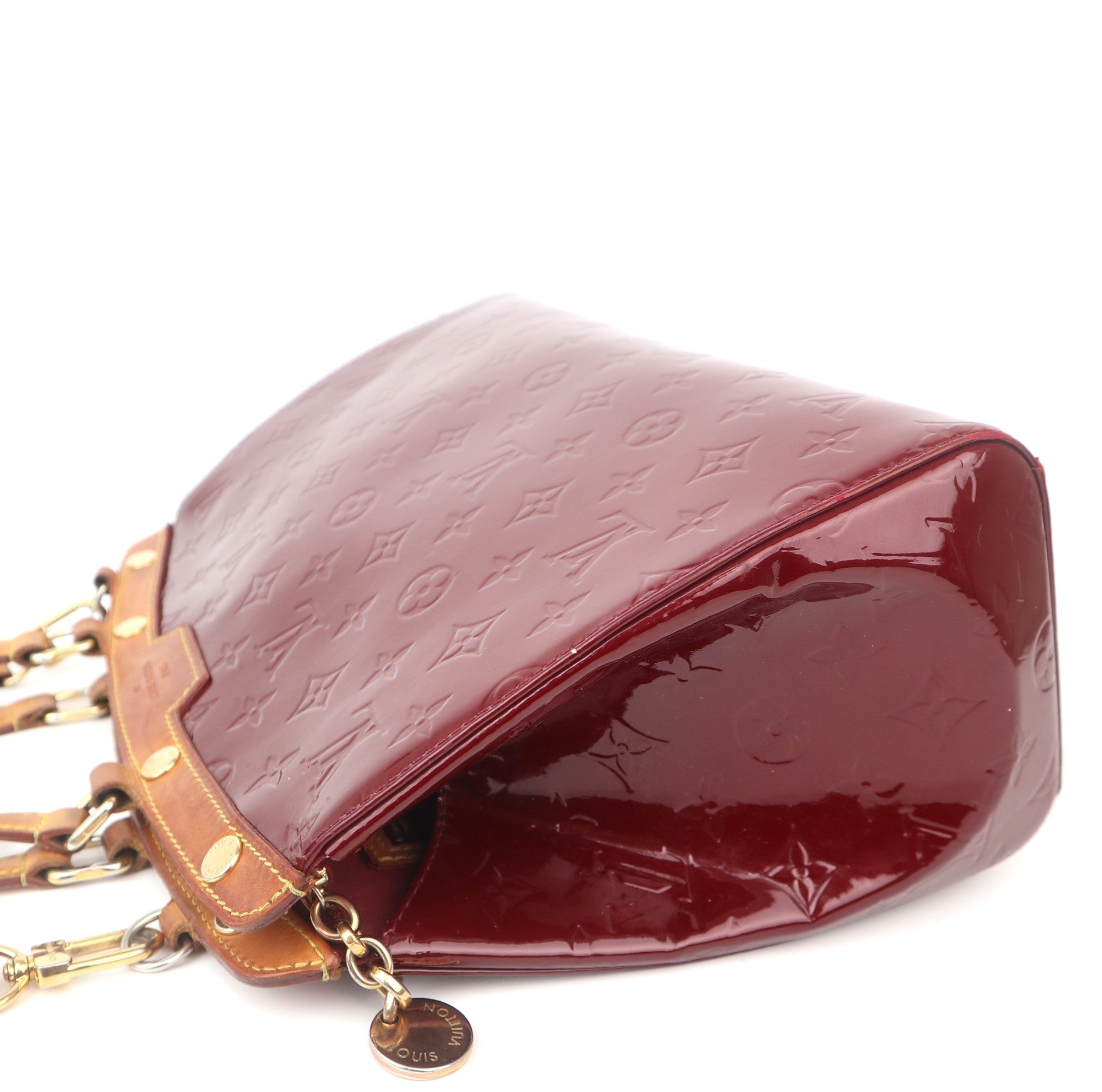 C1102 Louis Vuitton Amarante two-way Handbag Red -Pre-Owned
