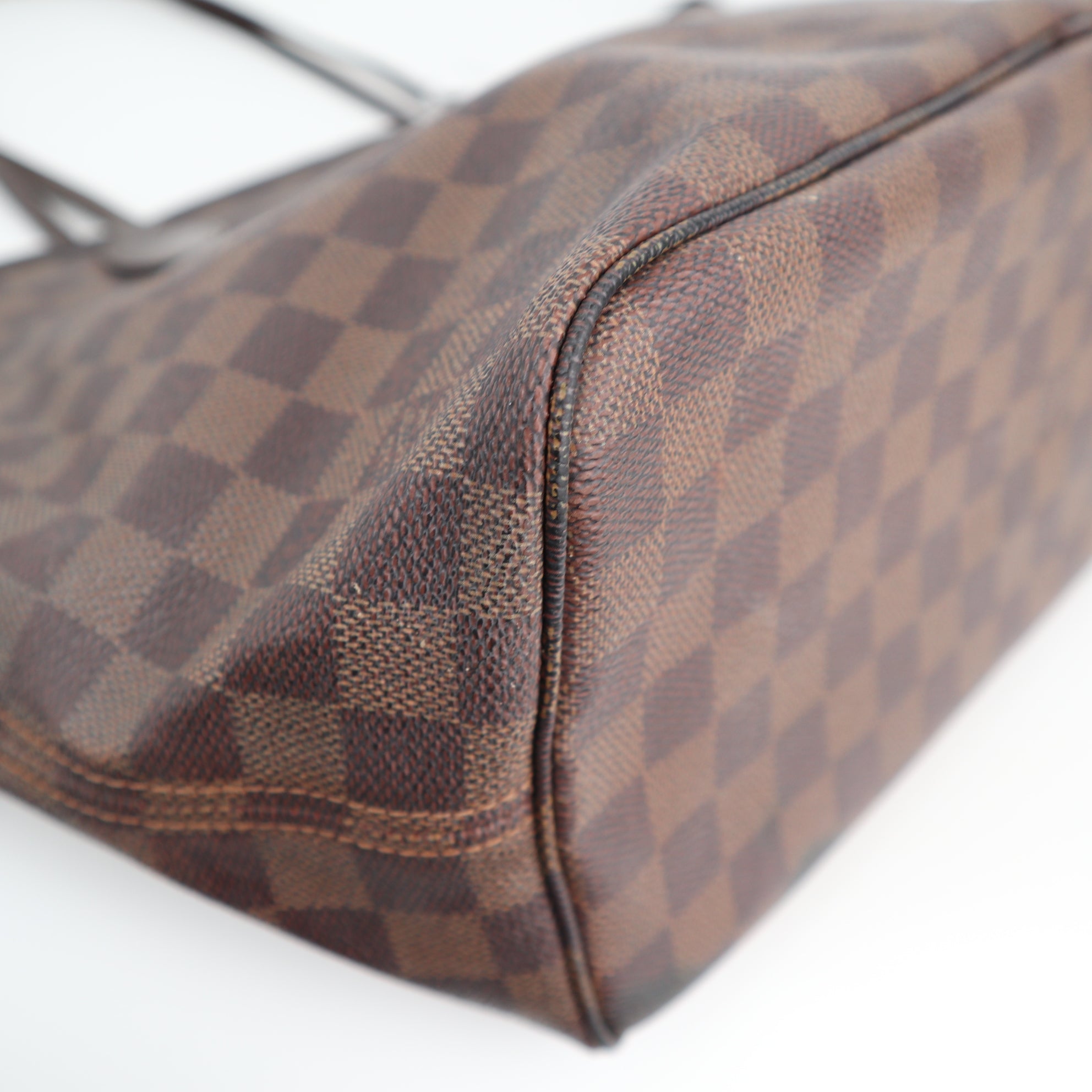 Louis Vuitton Damier Ebene Neverfull MM Shoulder Bag C1678R | Pre-Owned Excellent Brown Damier Ebene Canvas