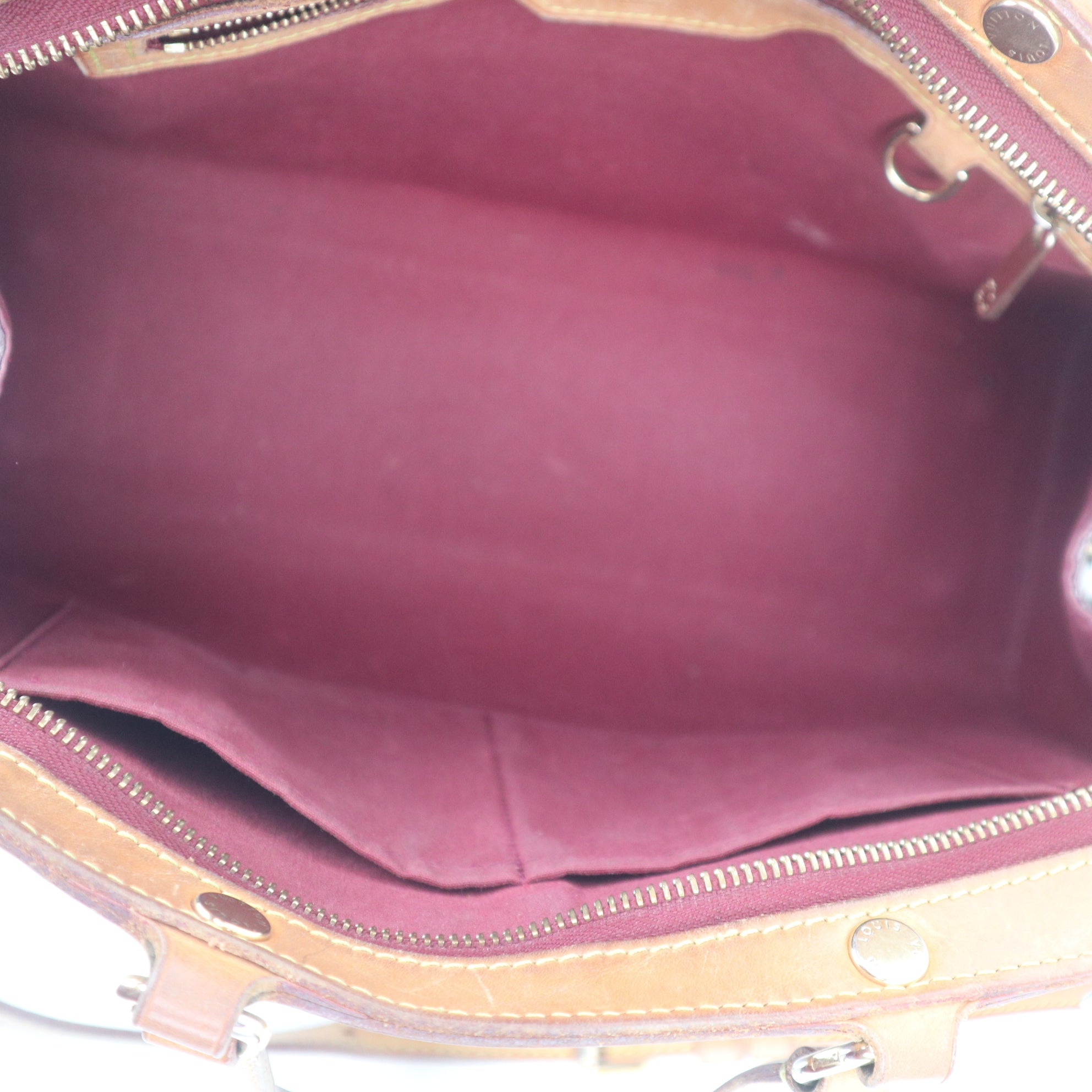 C1102 Louis Vuitton Amarante two-way Handbag Red -Pre-Owned