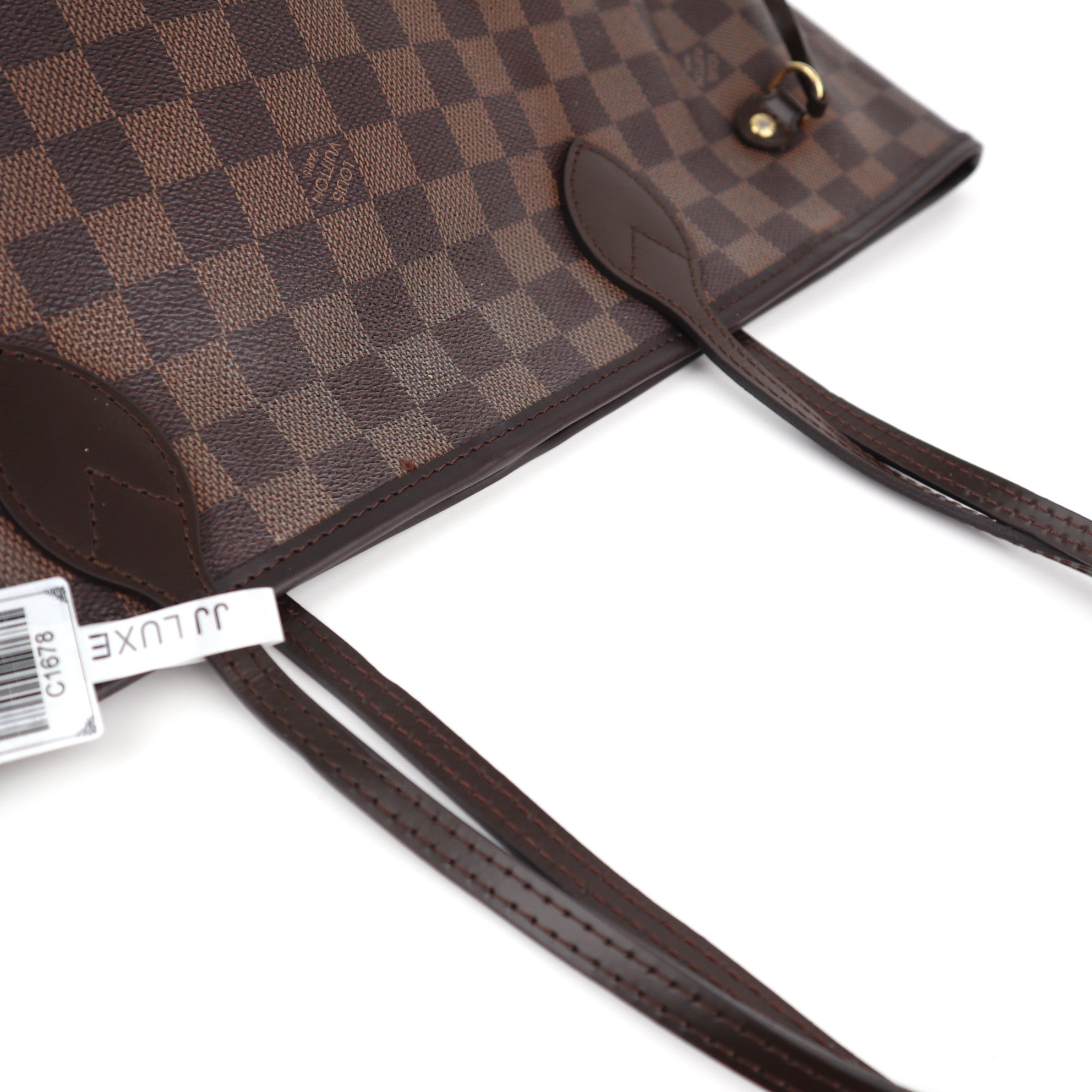 Louis Vuitton Damier Ebene Neverfull MM Shoulder Bag C1678R | Pre-Owned Excellent Brown Damier Ebene Canvas