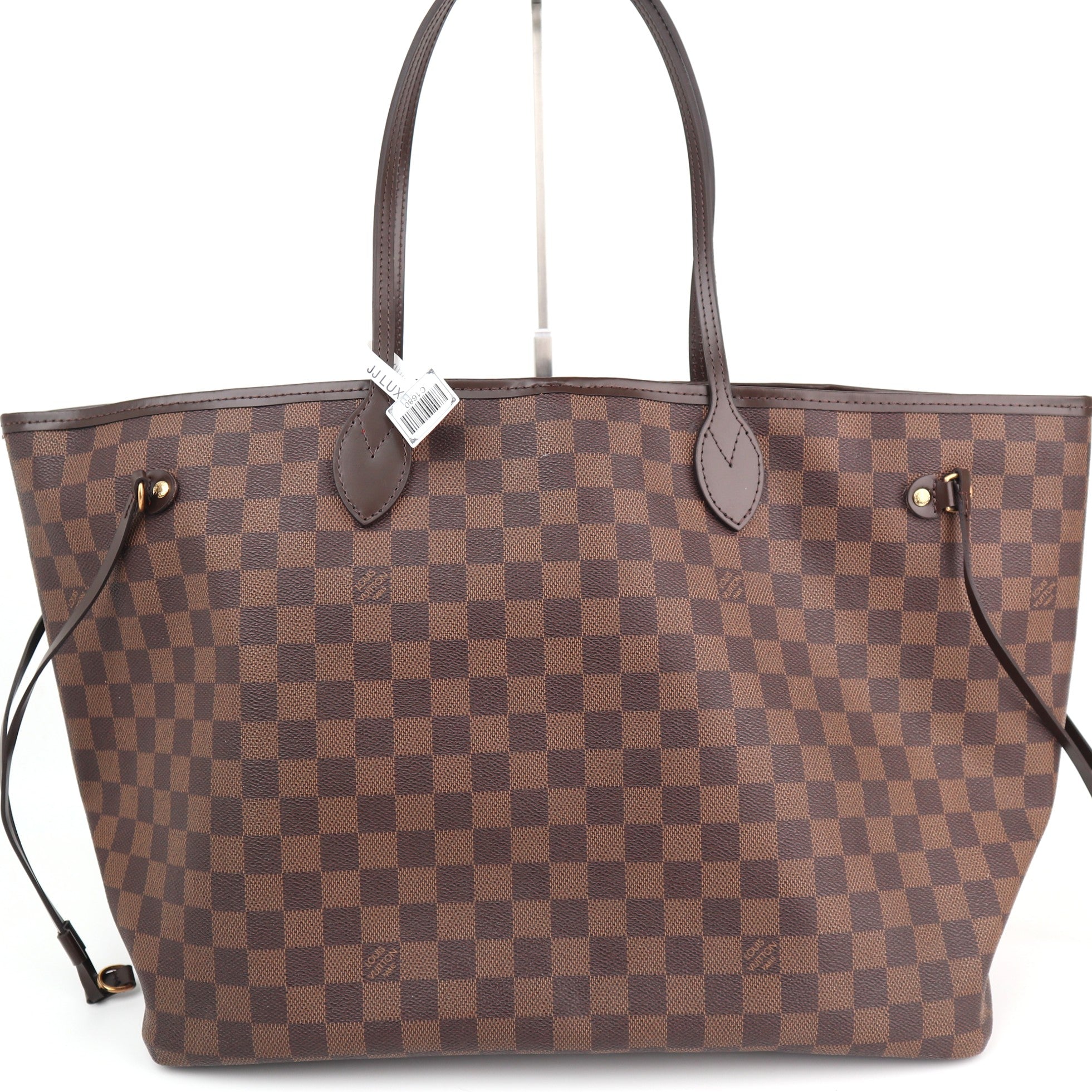 Louis Vuitton Damier Ebene Neverfull GM Shoulder Bag C1680R | Pre-Owned Excellent Brown Damier Ebene Canvas