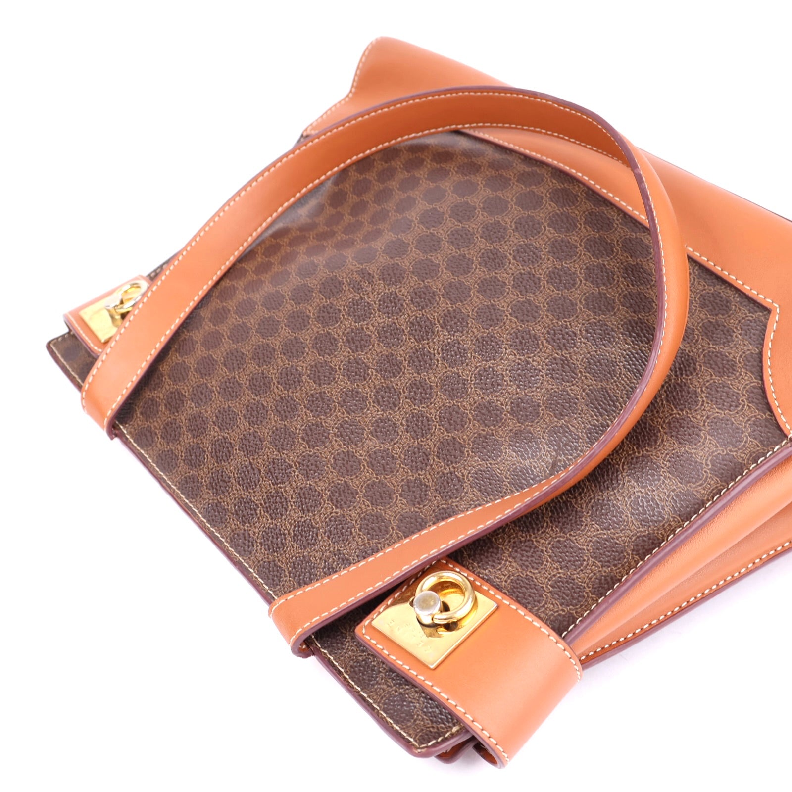 J1365 Céline Celine Brown Tote Bag Leather- Pre Owned