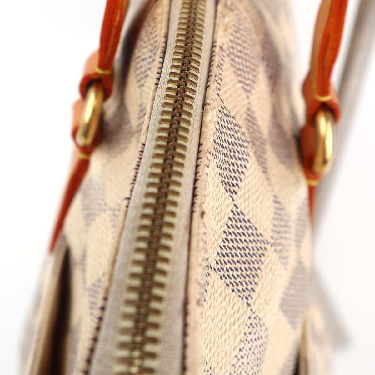 Louis Vuitton Damier Azur Totally Canvas Totally MM Shoulder Bag C1681R# | Pre-Owned Very Good Brown Damier Canvas