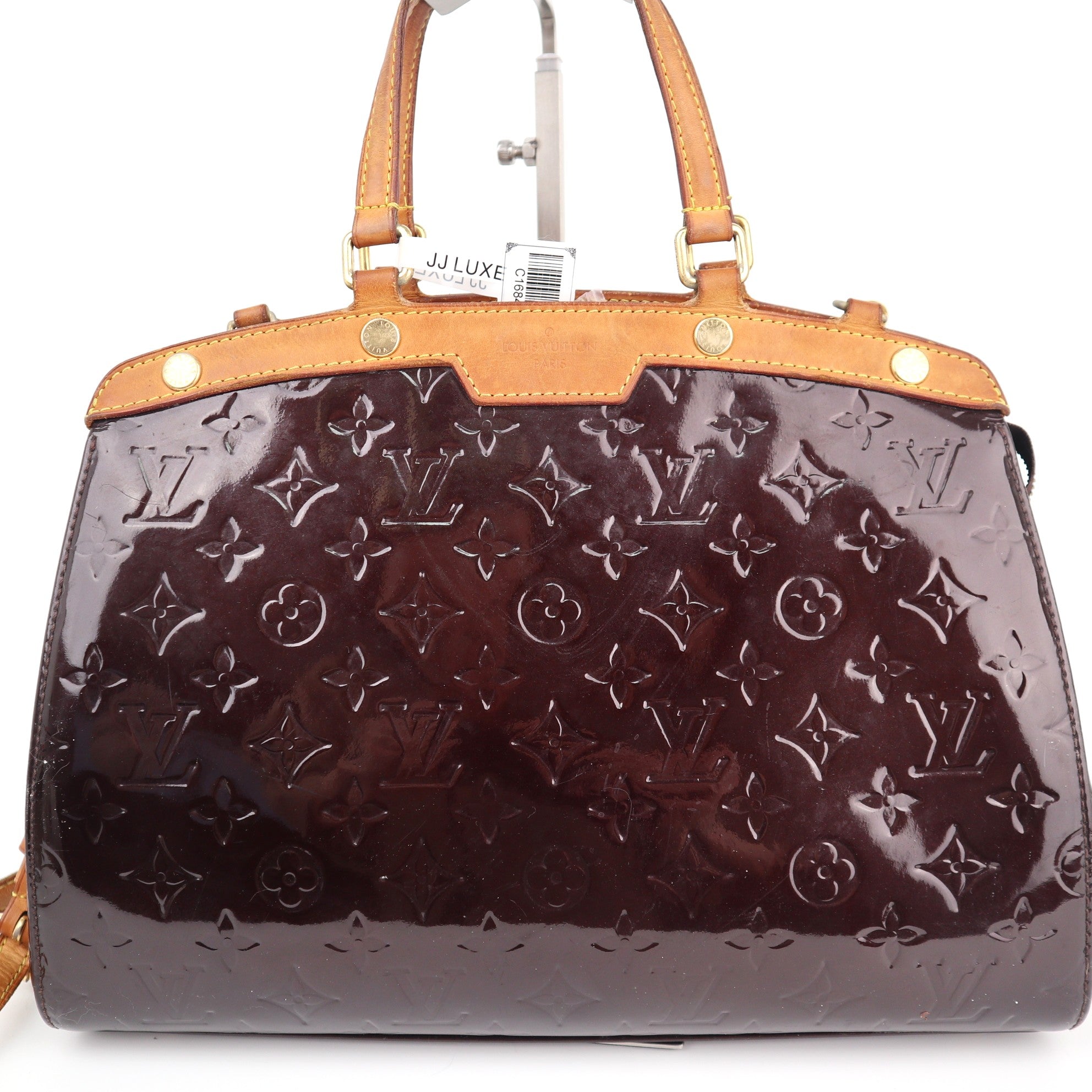 Louis Vuitton Amarante Monogram Vernis Brea MM Shoulder Bag C1684 | Pre-Owned Good Brown Monogram Canvas