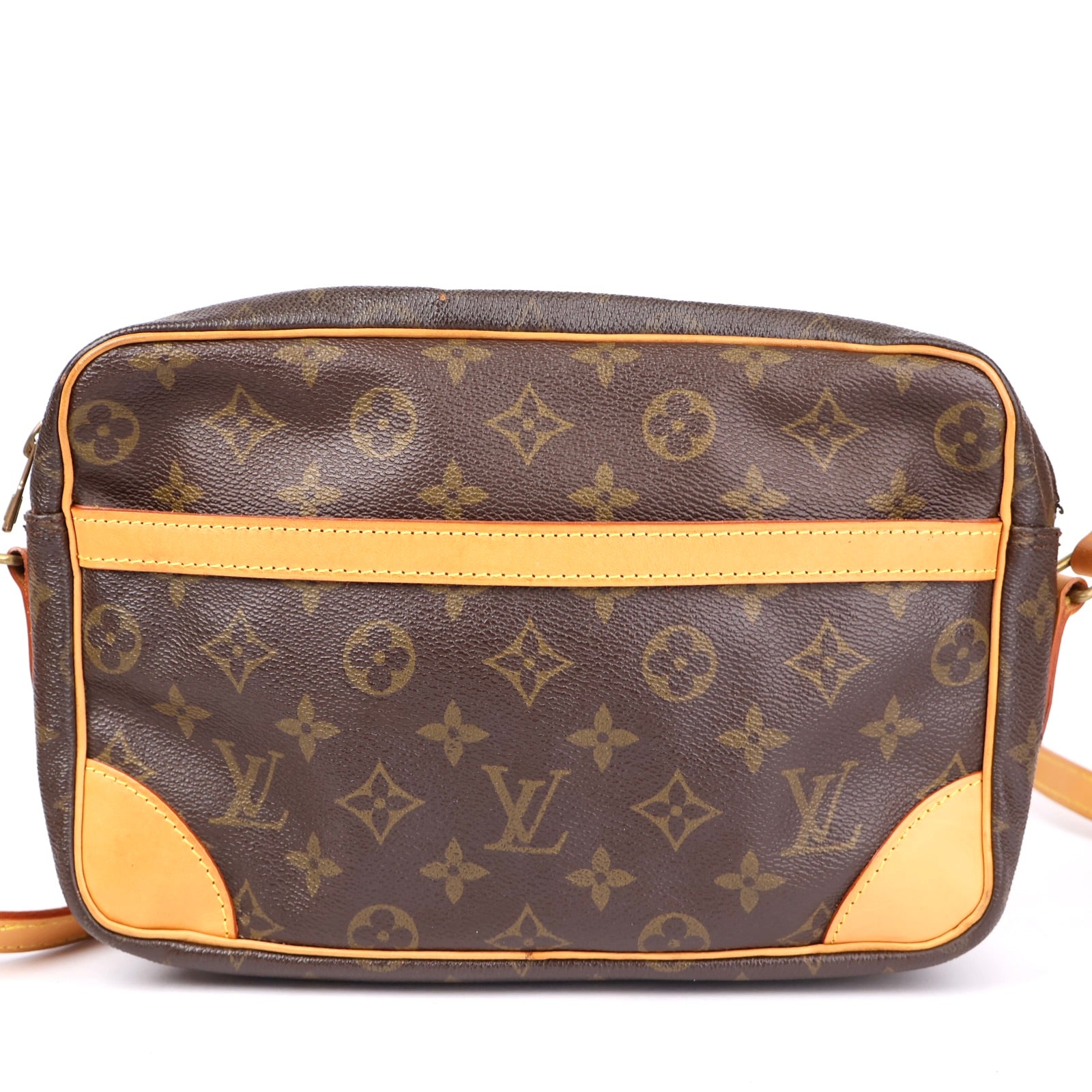 J1360 Louis Vuitton Canvas Monogram Trocadero 28 Crossbody Bag- Pre Owned