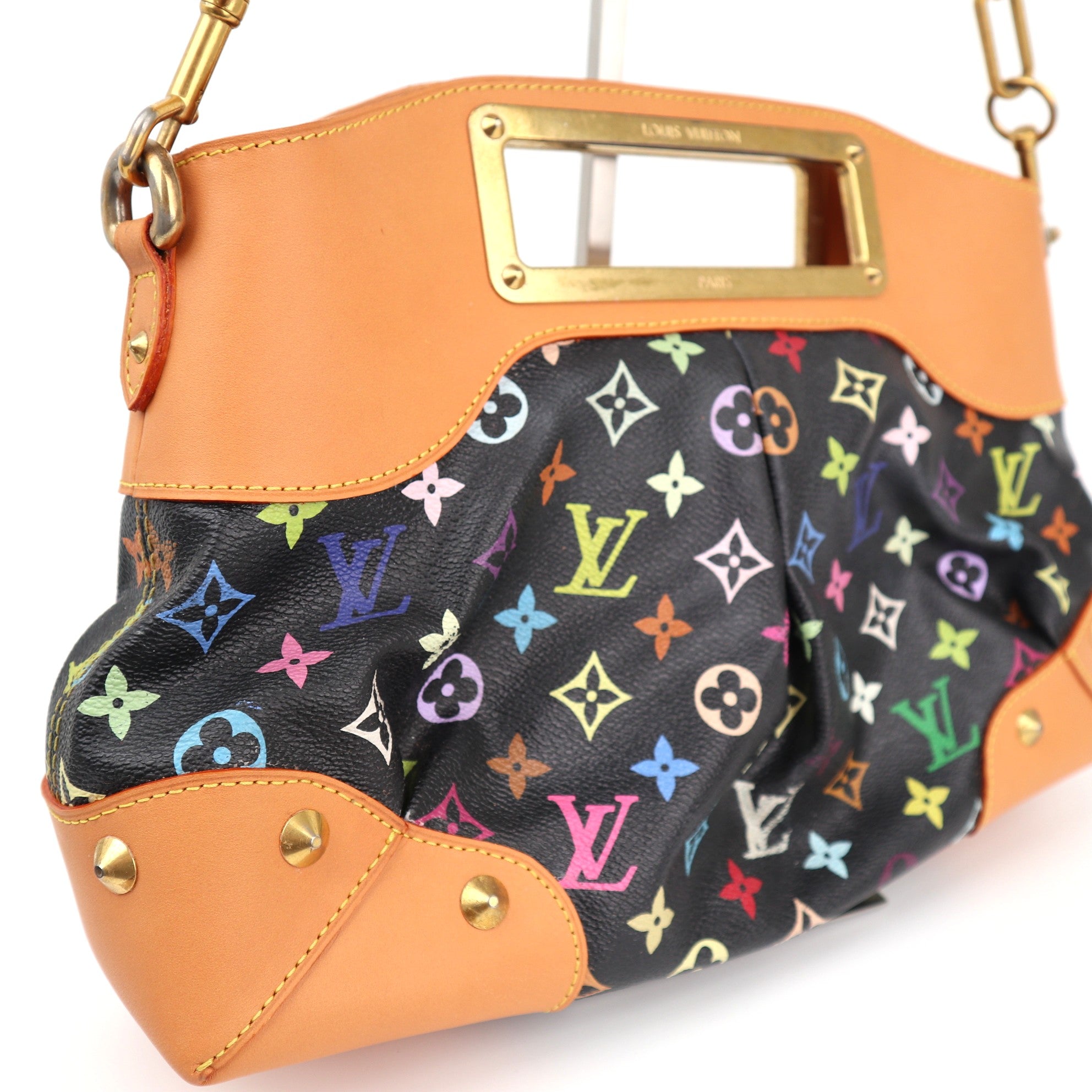 Louis Vuitton Monogram Multicolore Judy MM Shoulder Bag C1695R | Pre-Owned Good Brown Monogram Canvas