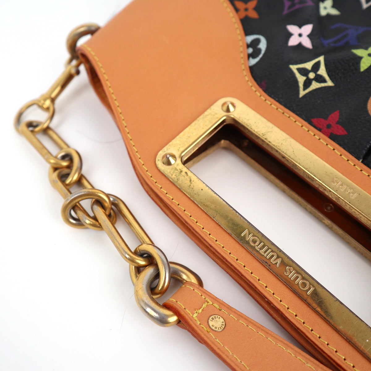 Louis Vuitton Monogram Multicolore Judy MM Shoulder Bag C1695R | Pre-Owned Good Brown Monogram Canvas