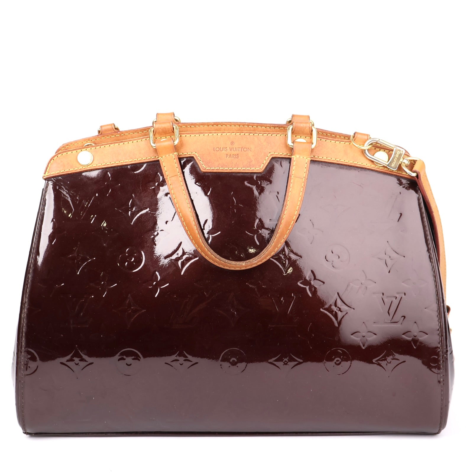J1352 Louis Vuitton Monogram Vernis Brea MM- Pre Owned