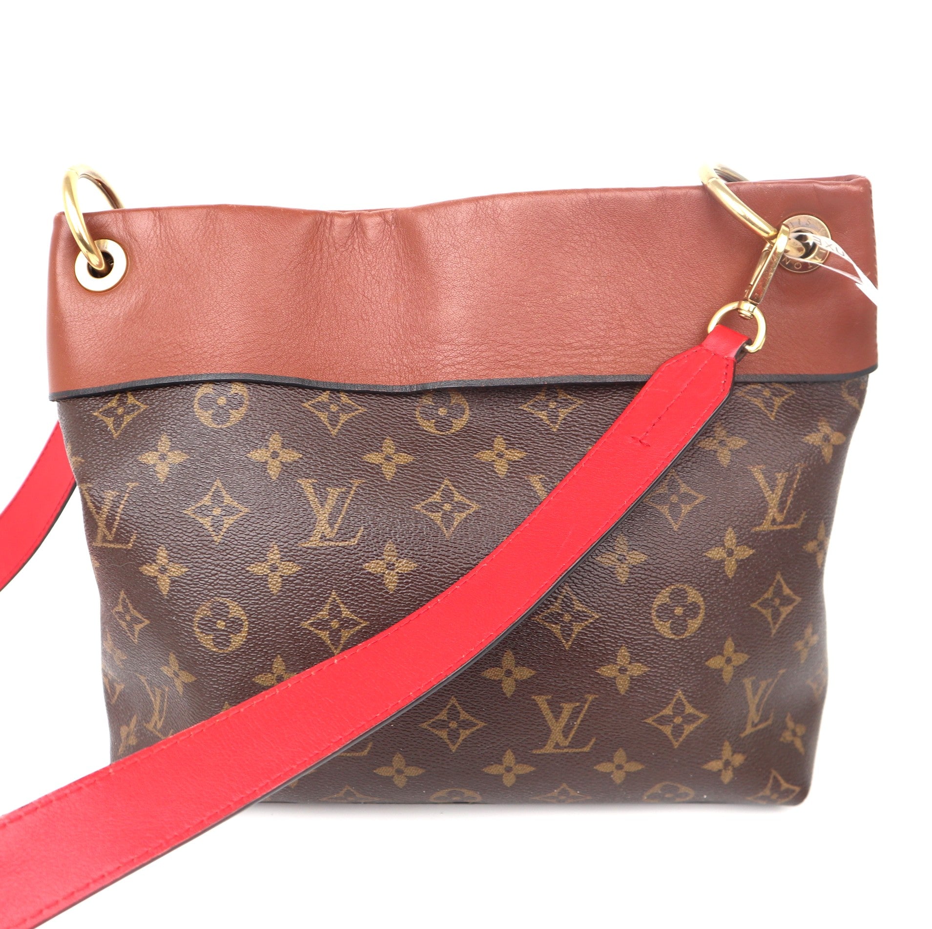 C1114 Louis Vuitton Caramel Monogram Canvas Tuileries Tote Bag- Pre Owned