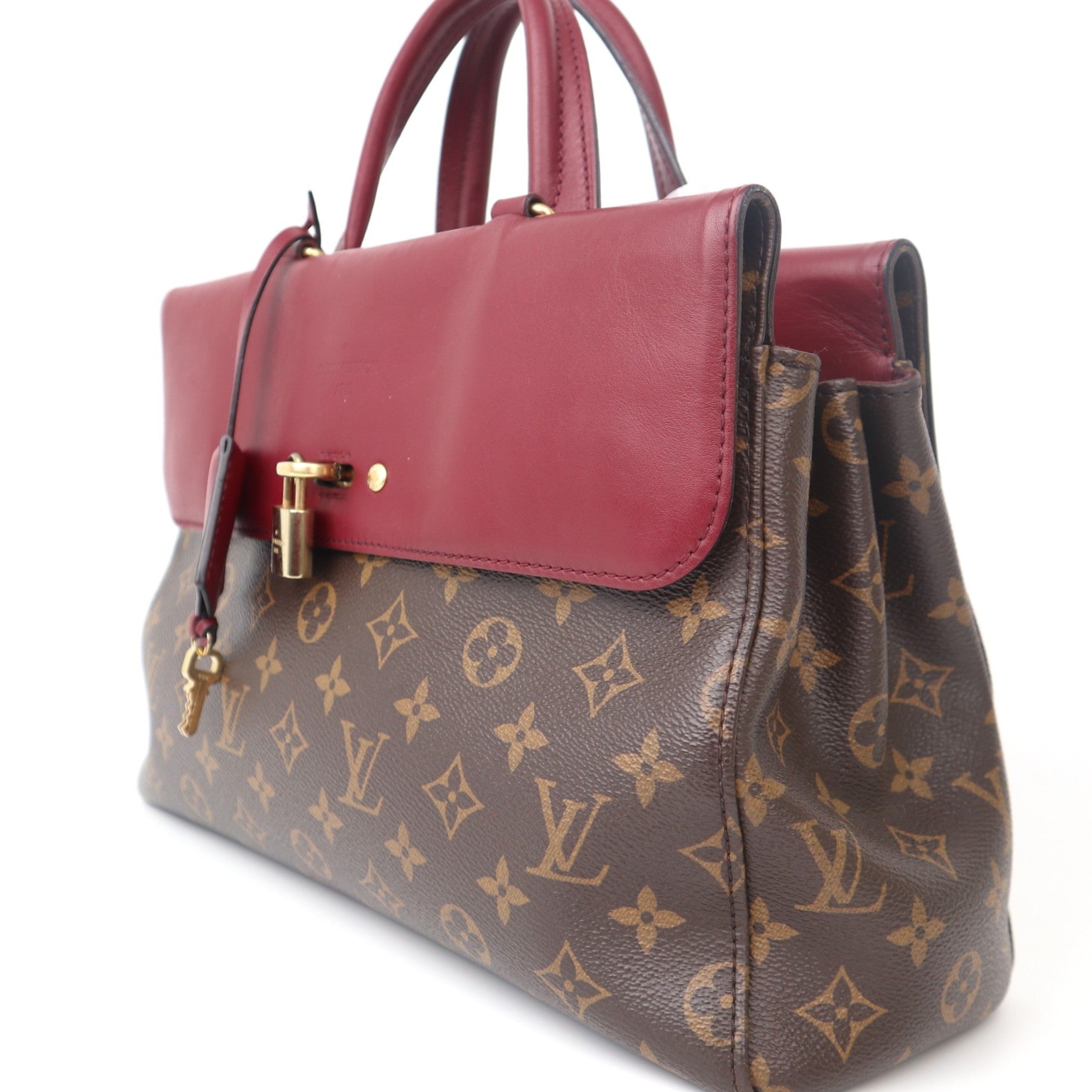 C1116 Louis Vuitton Monogram Burgundy Venus Bag-Pre Owned
