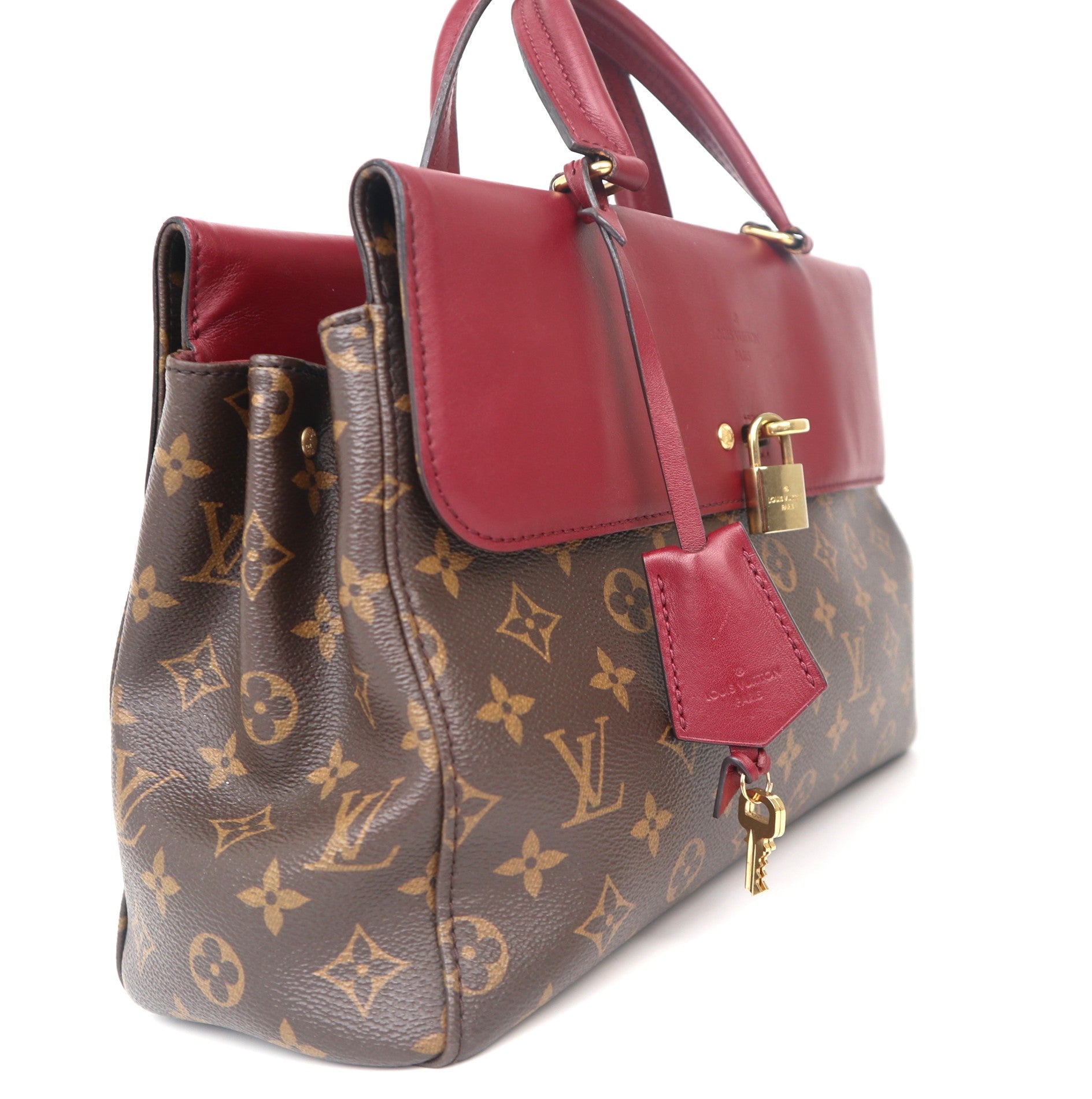 C1116 Louis Vuitton Monogram Burgundy Venus Bag-Pre Owned