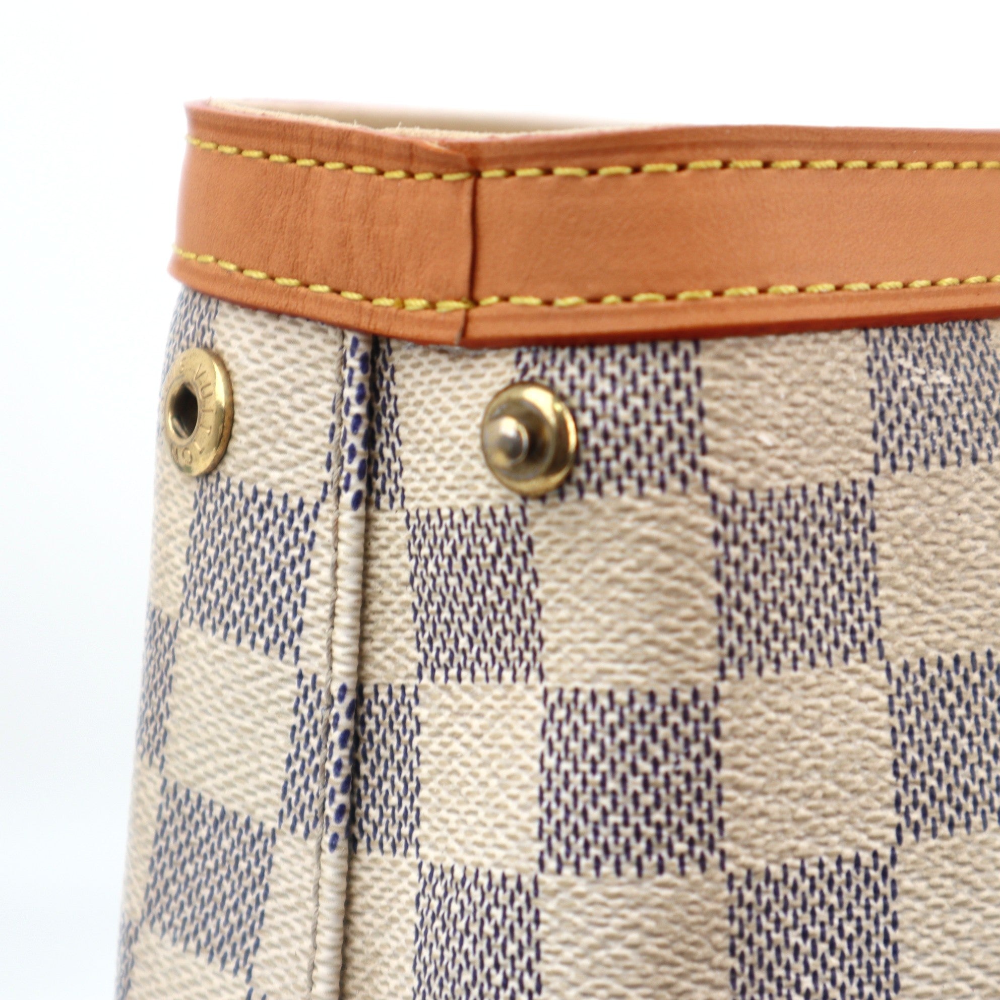 Louis Vuitton Hampstead PM Damier Azur Shoulder Bag C1700R | Pre-Owned Excellent Brown Damier Canvas