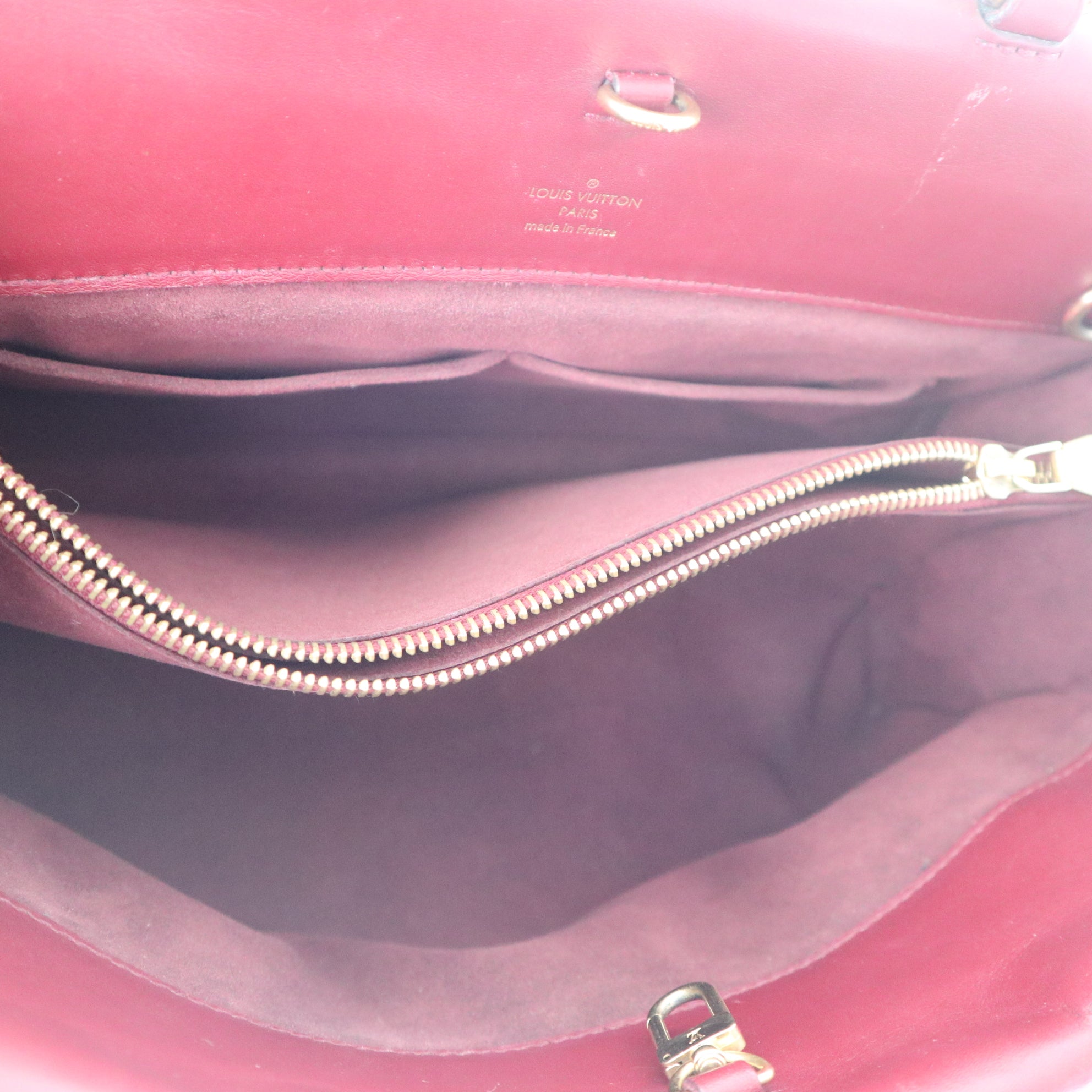 C1116 Louis Vuitton Monogram Burgundy Venus Bag-Pre Owned