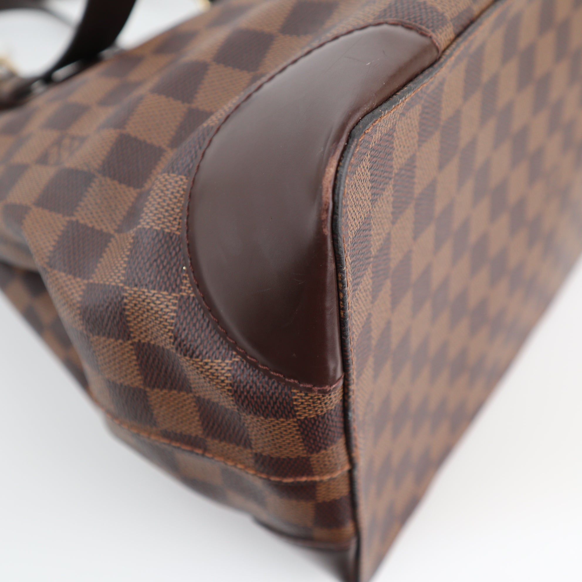 Louis Vuitton Hampstead GM Damier Ebene Shoulder Bag C1701R | Pre-Owned Excellent Brown Damier Ebene Canvas