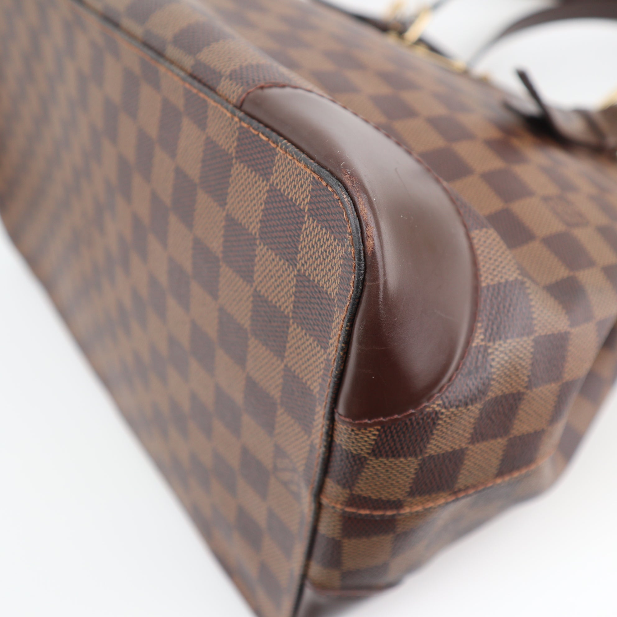 Louis Vuitton Hampstead GM Damier Ebene Shoulder Bag C1701R | Pre-Owned Excellent Brown Damier Ebene Canvas