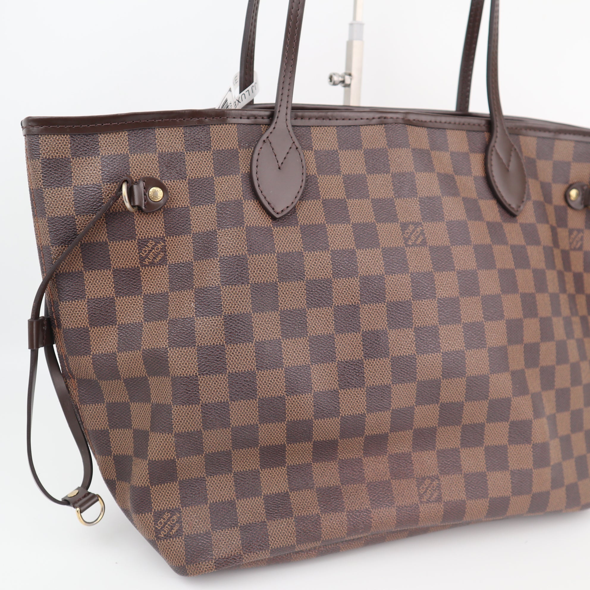 Louis Vuitton Neverfull MM Damier Ebene Shoulder Bag C1702R | Pre-Owned Excellent Brown Damier Ebene Canvas