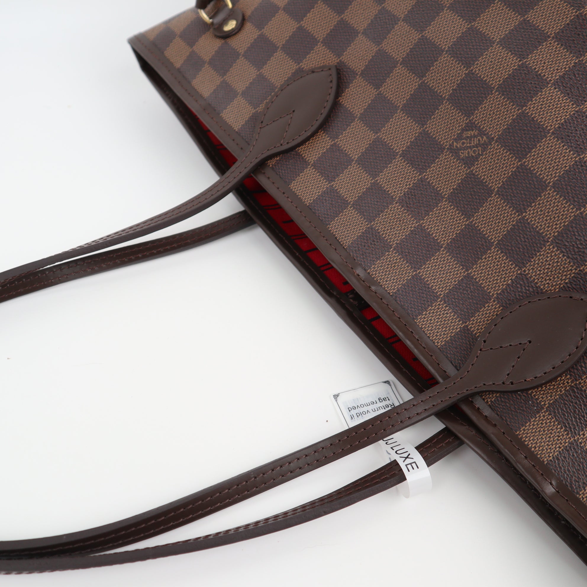 Louis Vuitton Neverfull MM Damier Ebene Shoulder Bag C1702R | Pre-Owned Excellent Brown Damier Ebene Canvas
