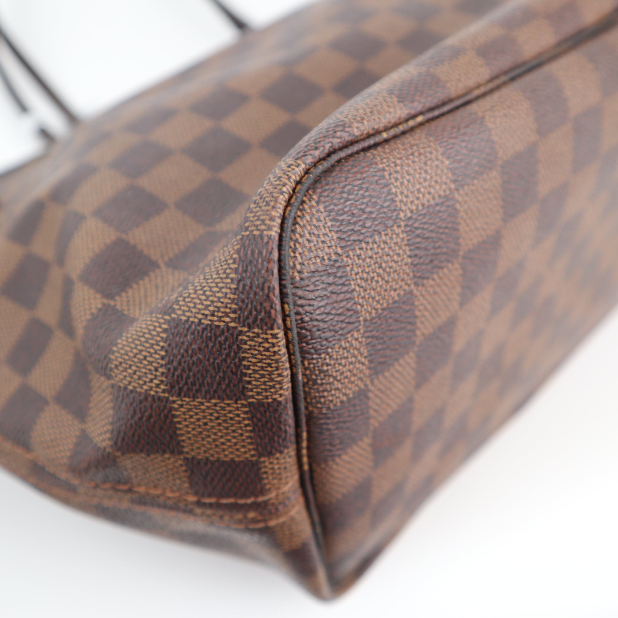 Louis Vuitton Neverfull MM Damier Ebene Shoulder Bag C1702R | Pre-Owned Excellent Brown Damier Ebene Canvas