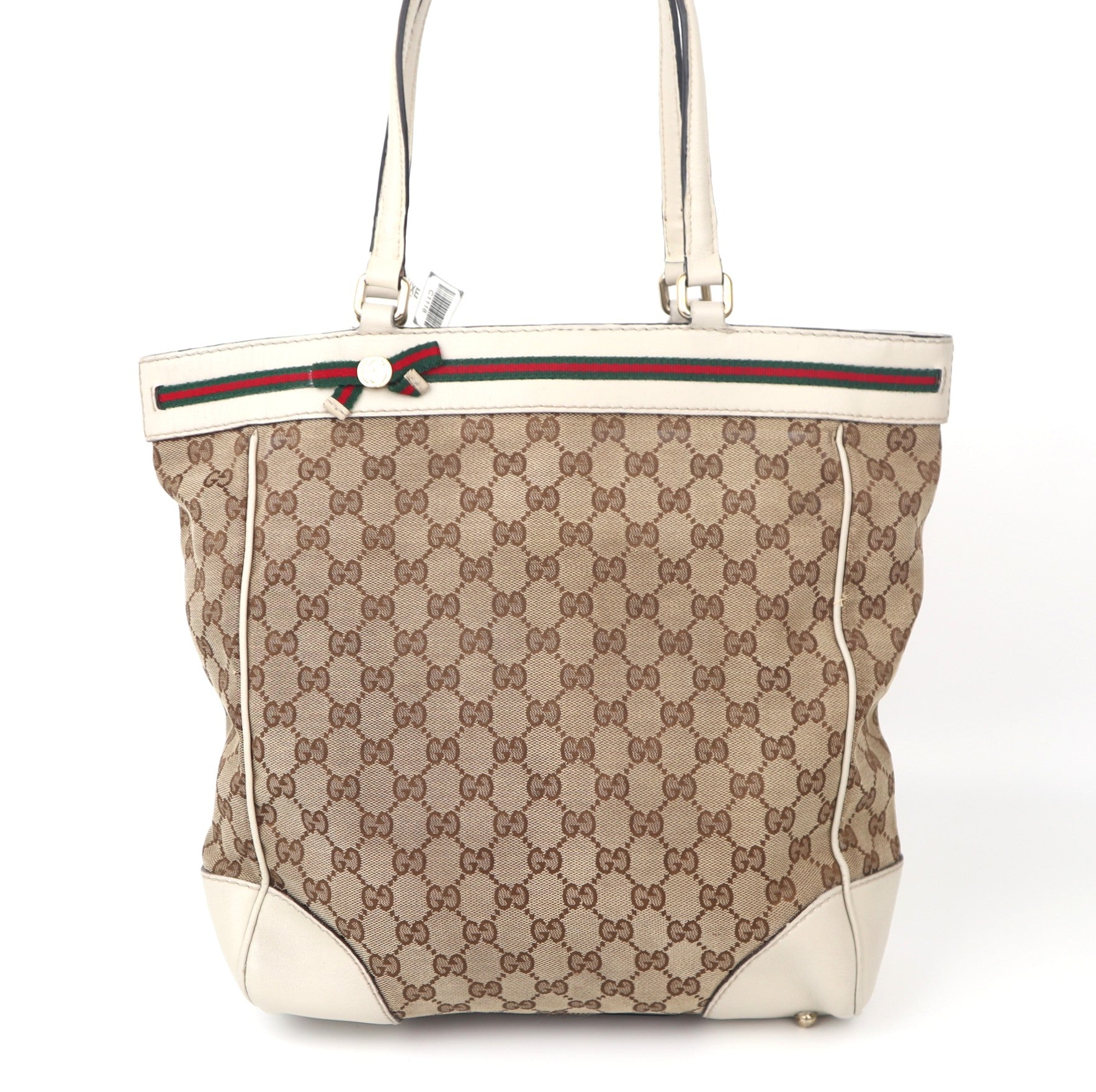 C1118 Gucci GG Canvas Mayfair Tote Bag-Pre Owned