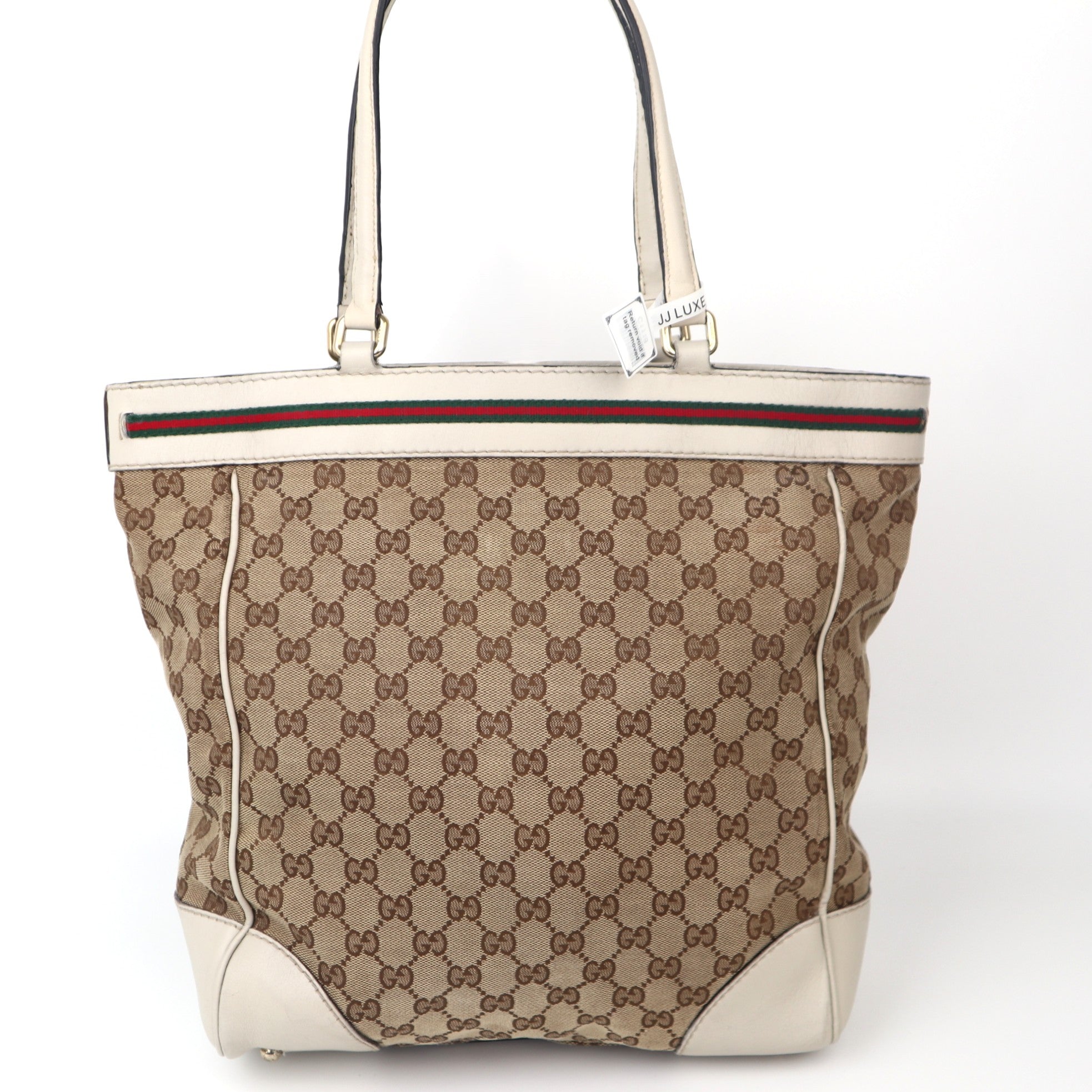 C1118 Gucci GG Canvas Mayfair Tote Bag-Pre Owned