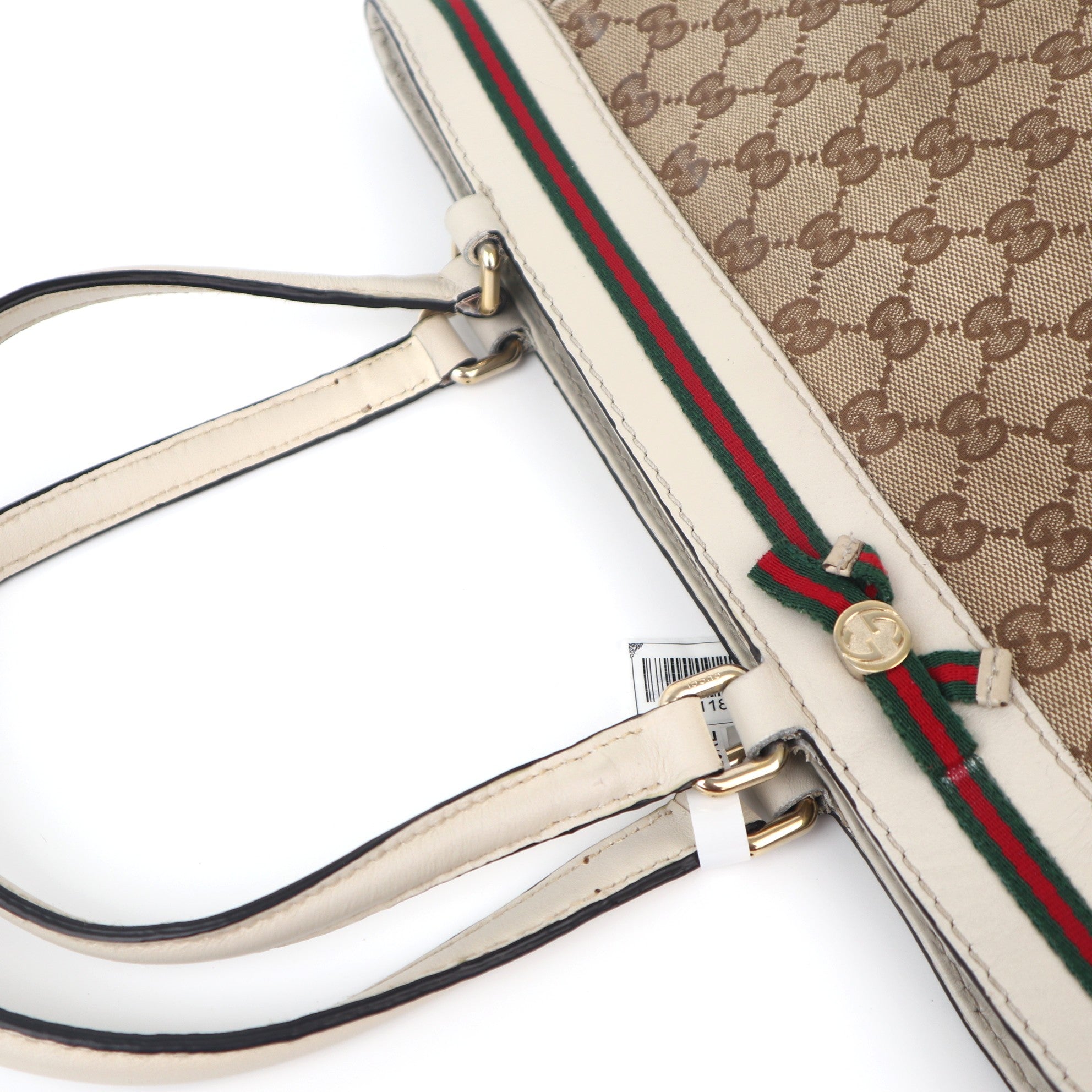 C1118 Gucci GG Canvas Mayfair Tote Bag-Pre Owned