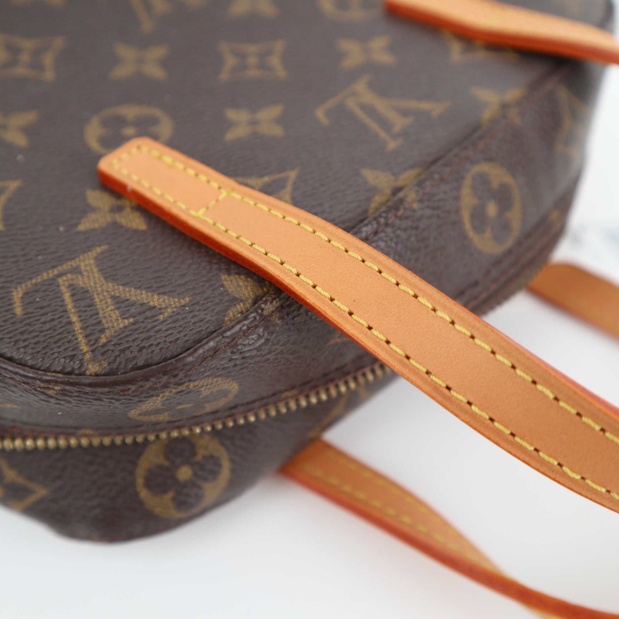 Louis Vuitton Monogram Spontini Shoulder Bag C1706R | Pre-Owned Excellent Brown Monogram Canvas